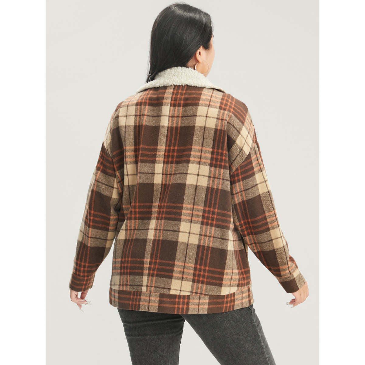 Plus Size Plaid Flap Pocket Button Up Coat Women Chocolate Casual Contrast Ladies Dailywear Winter Coats BloomChic
Plus Size Plaid Flap Pocket Button Up Coat Women Chocolate Casual Contrast Ladies Dailywear Winter Coats BloomChic