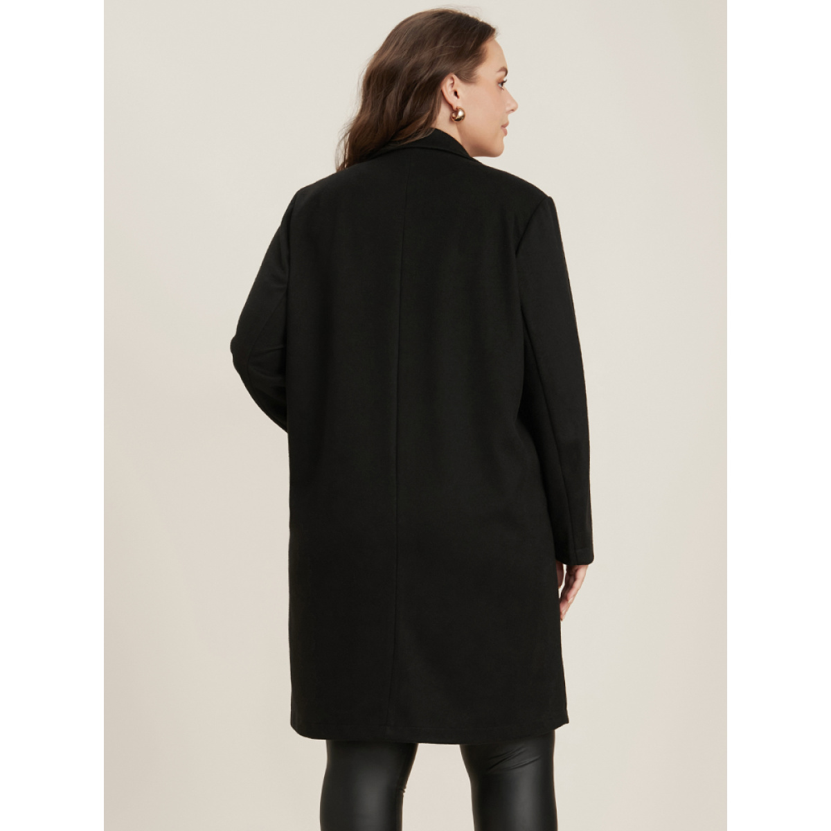 Plus Size Solid Pocket Double Breasted Suit Collar Coat Without Belt Women Black Casual Double-Breasted Ladies Dailywear Winter Coats BloomChic
Plus Size Solid Pocket Double Breasted Suit Collar Coat Without Belt Women Black Casual Double-Breasted Ladies Dailywear Winter Coats BloomChic