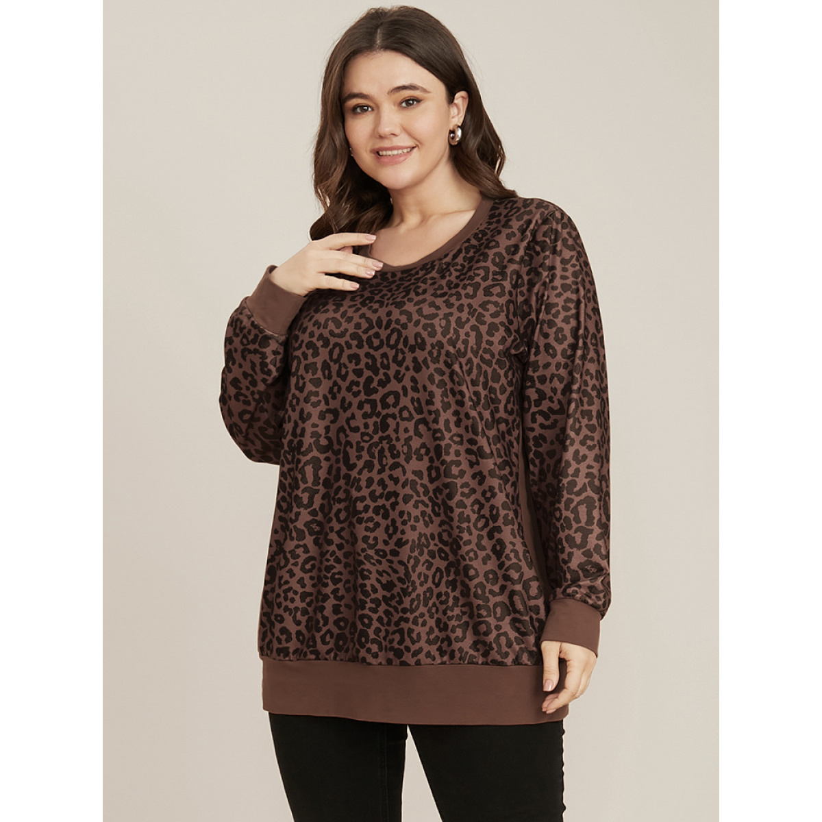 Plus Size Leopard Patchwork Round Neck Drop Shoulder Sweatshirt Women Leopard Casual Patchwork Round Neck Dailywear Sweatshirts BloomChic
Plus Size Leopard Patchwork Round Neck Drop Shoulder Sweatshirt Women Leopard Casual Patchwork Round Neck Dailywear Sweatshirts BloomChic