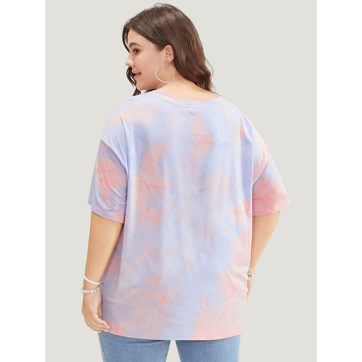 Plus Size Tie Dye Round Neck Half Sleeve T-shirt Pink Women Casual Tie Dye Tie Dye Round Neck Dailywear T-shirts BloomChic
Plus Size Tie Dye Round Neck Half Sleeve T-shirt Pink Women Casual Tie Dye Tie Dye Round Neck Dailywear T-shirts BloomChic