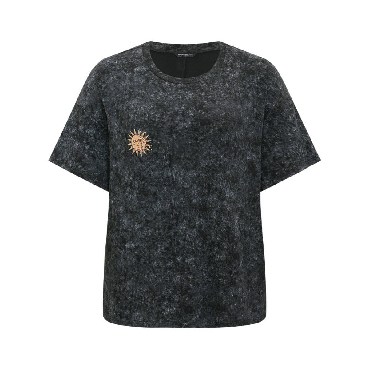 Plus Size Moon & Sun Print Vintage Drop Shoulder Crew Neck T-shirt Multicolor Women Casual Printed Star and moon Round Neck Dailywear T-shirts BloomChic
Plus Size Moon & Sun Print Vintage Drop Shoulder Crew Neck T-shirt Multicolor Women Casual Printed Star and moon Round Neck Dailywear T-shirts BloomChic