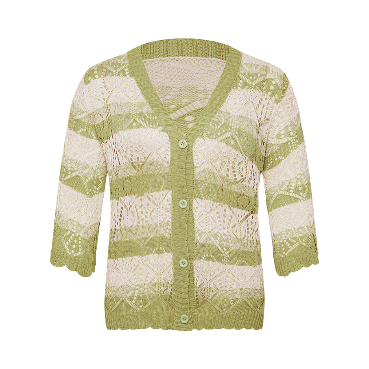 Plus Size Striped Contrast Button Front Cardigan LightGreen Women Casual Loose Long Sleeve Everyday Cardigans BloomChic
Plus Size Striped Contrast Button Front Cardigan LightGreen Women Casual Loose Long Sleeve Everyday Cardigans BloomChic