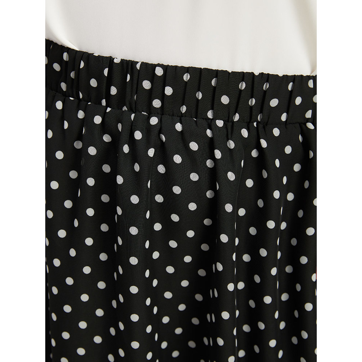 Plus Size Polka Dot Pocket Mesh Elastic Waist Skirt Women Black Office Lined No stretch Pocket Work Skirts BloomChic
Plus Size Polka Dot Pocket Mesh Elastic Waist Skirt Women Black Office Lined No stretch Pocket Work Skirts BloomChic
