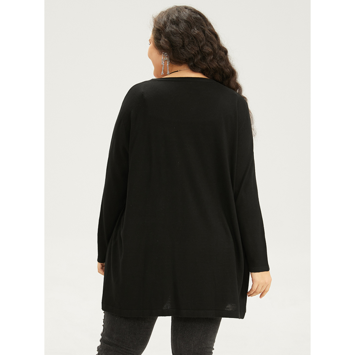 Plus Size Supersoft Essentials Halloween Skull Print Open Front Cardigan Black Women Casual Long Sleeve Festival-Halloween Cardigans BloomChic
Plus Size Supersoft Essentials Halloween Skull Print Open Front Cardigan Black Women Casual Long Sleeve Festival-Halloween Cardigans BloomChic