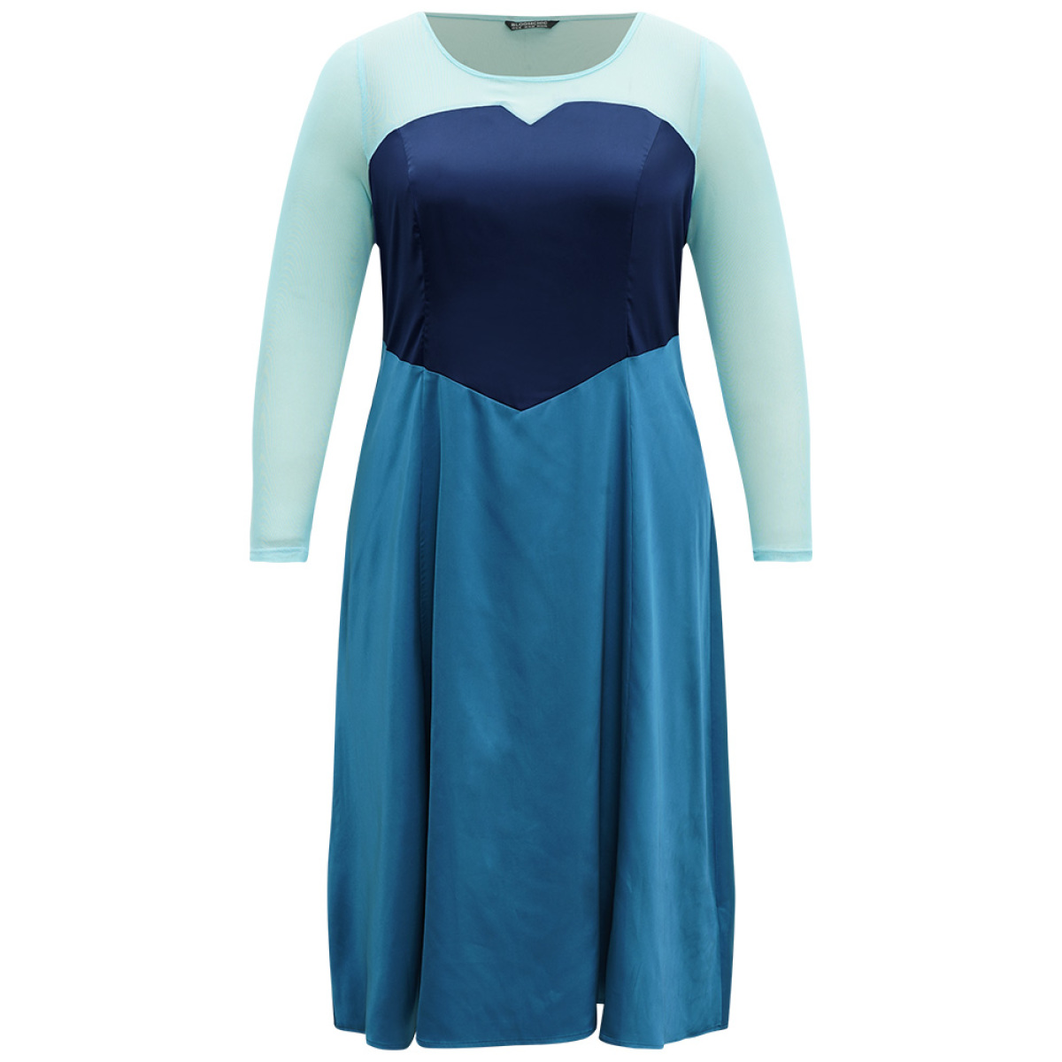 Plus Size Halloween Contrast Patchwork Mesh Dress Aegean Women Elegant See through Round Neck Long Sleeve Curvy Midi Dress BloomChic
Plus Size Halloween Contrast Patchwork Mesh Dress Aegean Women Elegant See through Round Neck Long Sleeve Curvy Midi Dress BloomChic
