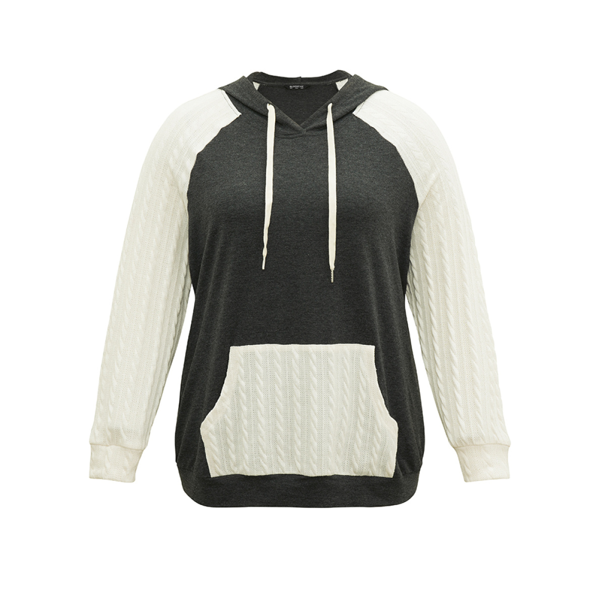 Plus Size Contrast Cable Knit Pocket Hooded Drawstring Sweatshirt Women Gray Casual Texture Hooded Everyday Sweatshirts BloomChic
Plus Size Contrast Cable Knit Pocket Hooded Drawstring Sweatshirt Women Gray Casual Texture Hooded Everyday Sweatshirts BloomChic