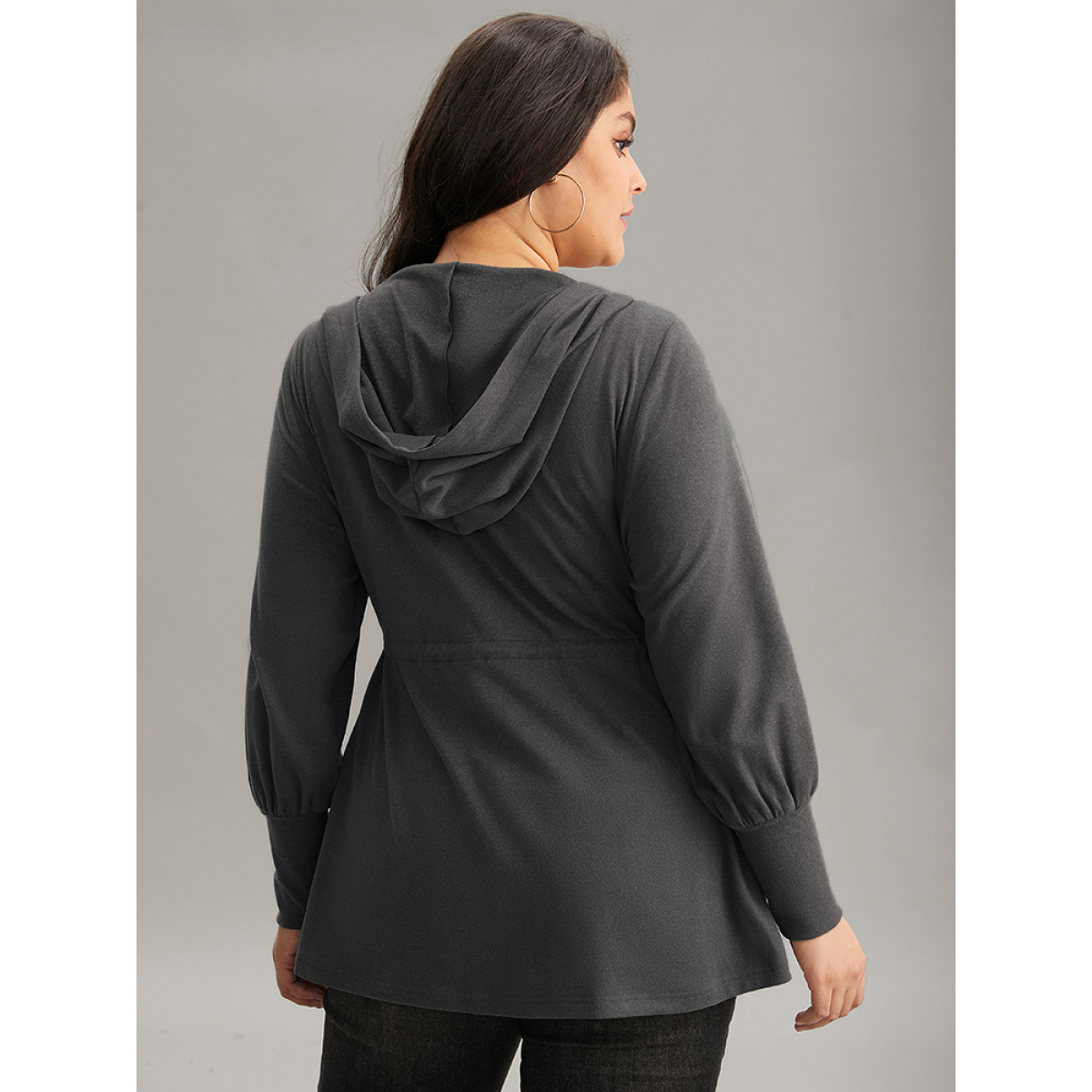 Plus Size Solid Drawstring Hooded Pocket Zipper Sweatshirt Women Gray Casual Plain Hooded Everyday Sweatshirts BloomChic
Plus Size Solid Drawstring Hooded Pocket Zipper Sweatshirt Women Gray Casual Plain Hooded Everyday Sweatshirts BloomChic