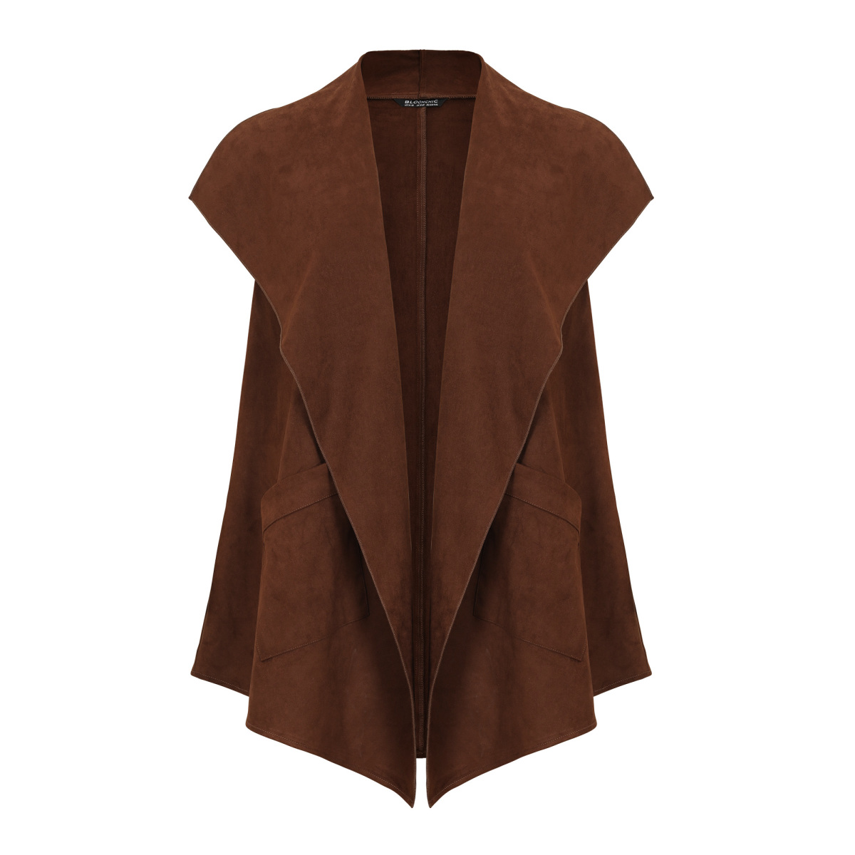 Plus Size Faux Suede Asymmetrical Neck Pocket Vest Women DarkBrown Casual Plain Ladies Dailywear Winter Coats BloomChic
Plus Size Faux Suede Asymmetrical Neck Pocket Vest Women DarkBrown Casual Plain Ladies Dailywear Winter Coats BloomChic