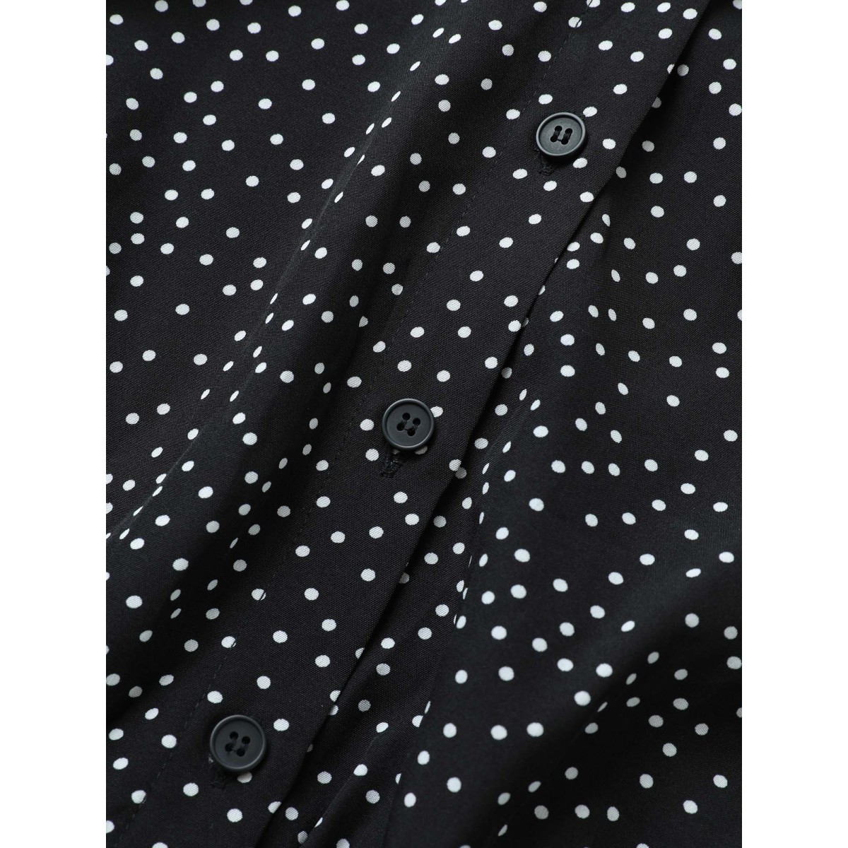 Plus Size Polka Dot Shirt Collar Pocket Button Up Dress Black Women At the Office Non Shirt collar Short sleeve Curvy Midi Dress BloomChic
Plus Size Polka Dot Shirt Collar Pocket Button Up Dress Black Women At the Office Non Shirt collar Short sleeve Curvy Midi Dress BloomChic