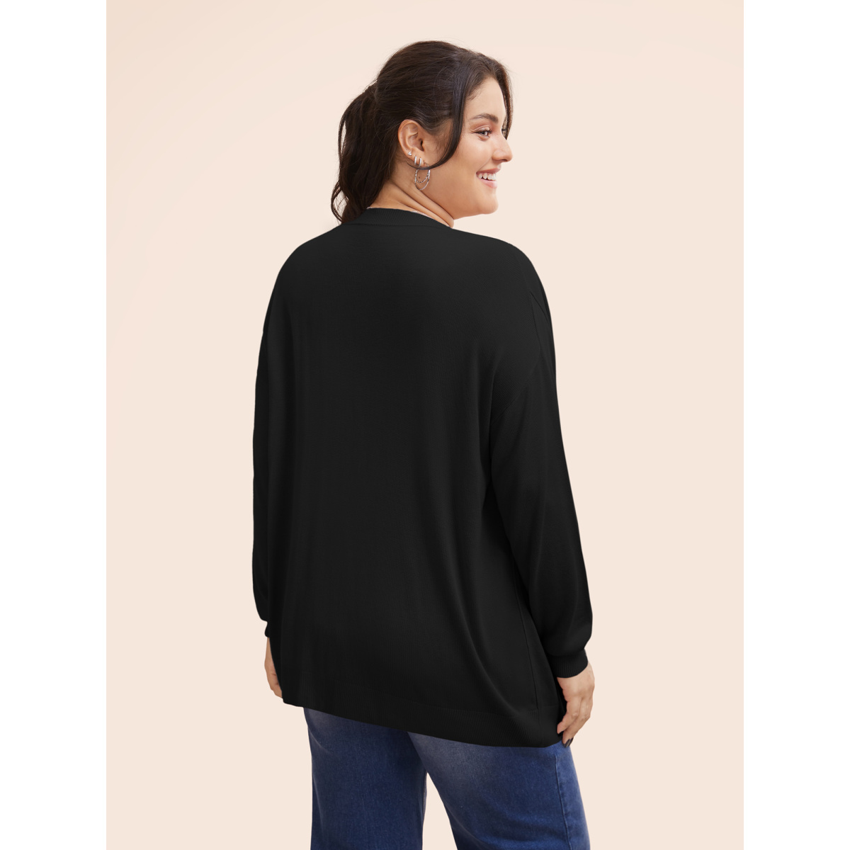 Plus Size Supersoft Essentials Solid Open Front Loose Cardigan Black Women Casual Loose Long Sleeve Everyday Cardigans BloomChic
Plus Size Supersoft Essentials Solid Open Front Loose Cardigan Black Women Casual Loose Long Sleeve Everyday Cardigans BloomChic