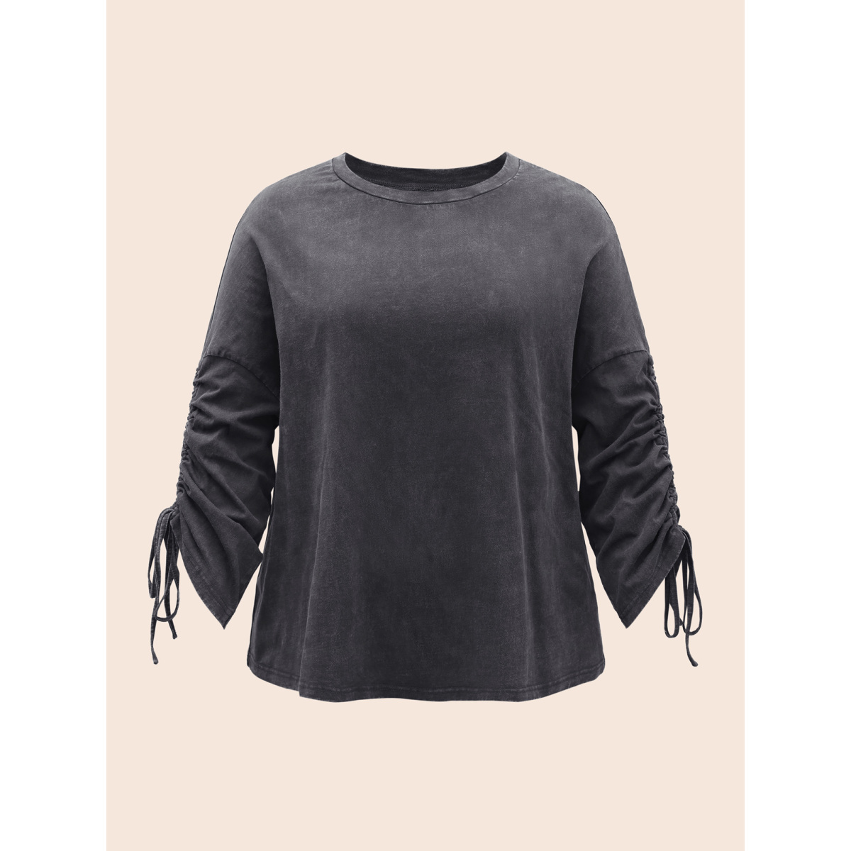 Plus Size Vintage Drawstring Drop Shoulder T-shirt DimGray Women Casual Drawstring Round Neck Everyday T-shirts BloomChic
Plus Size Vintage Drawstring Drop Shoulder T-shirt DimGray Women Casual Drawstring Round Neck Everyday T-shirts BloomChic