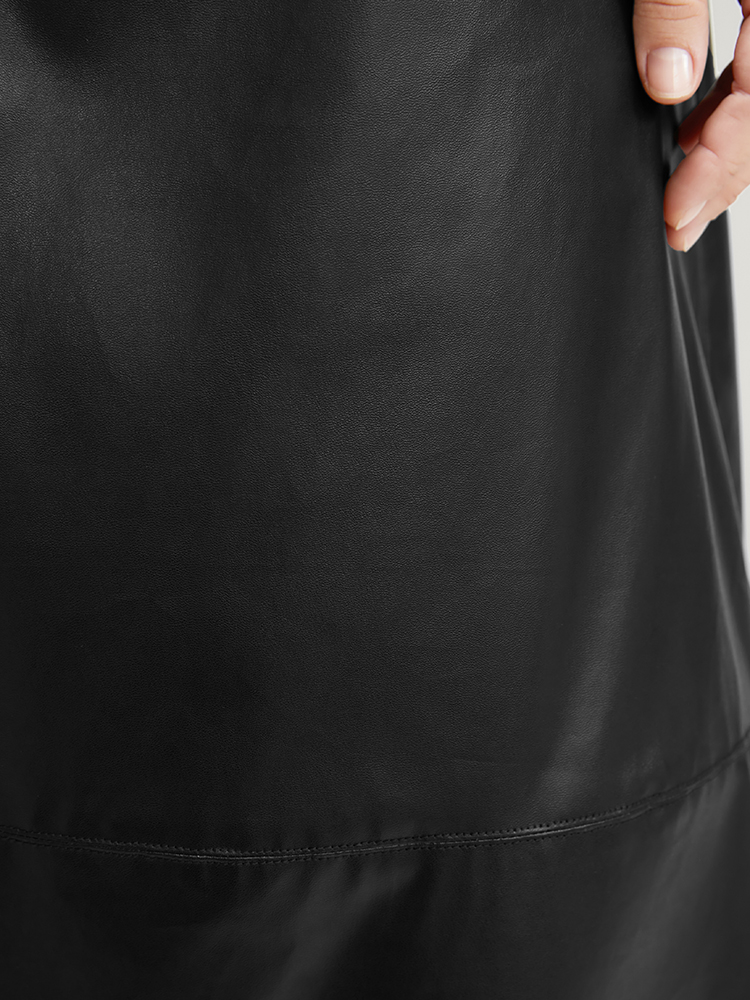 Plus Size Women Going out Button Glamour Skirts BloomChic 