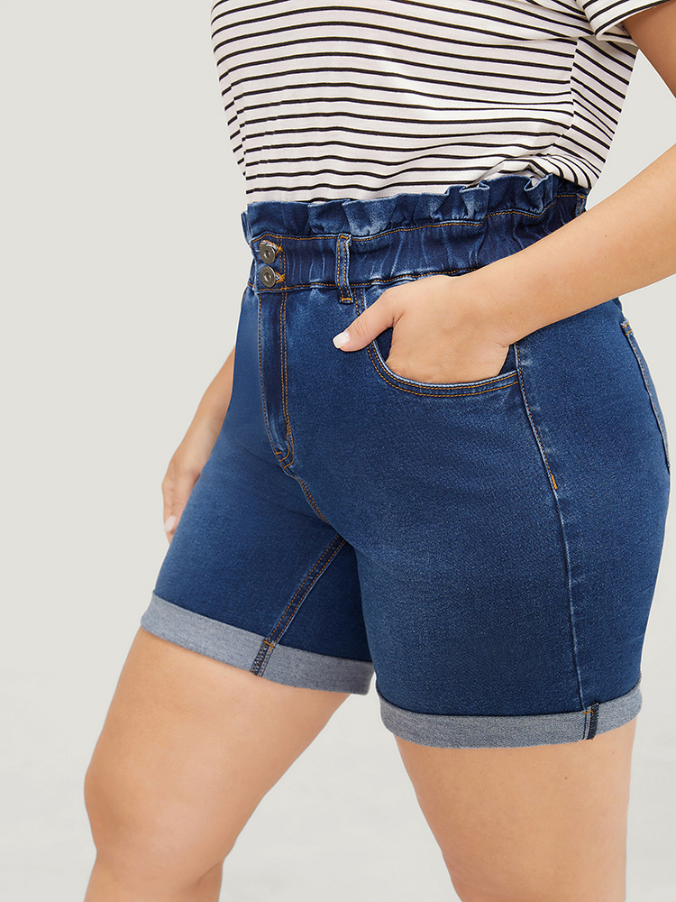 Plus Size Women Dailywear High stretch Skinny Medium Wash Casual Jeans BloomChic 