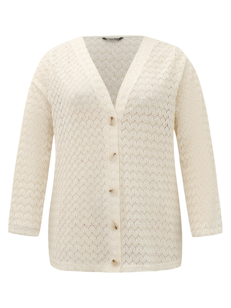 Plus Size Women Dailywear Plain Plain Casual Coats BloomChic 