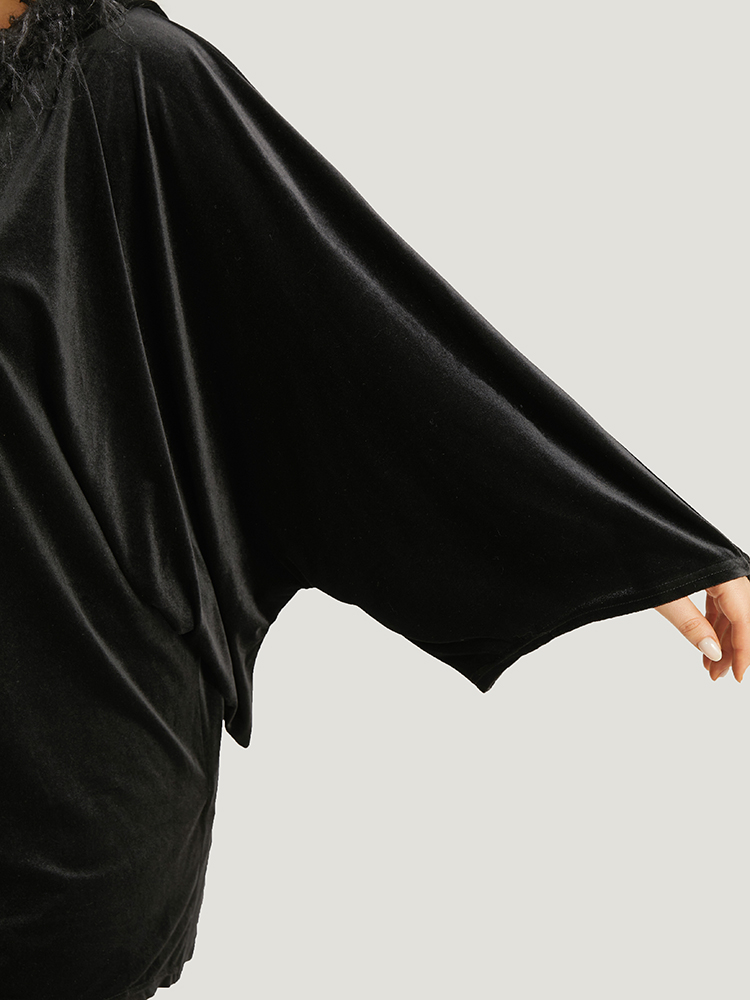 Plus Size Loungewear | Hooded Zipper Dolman Sleeve Sleep Jumpsuit | BloomChic 