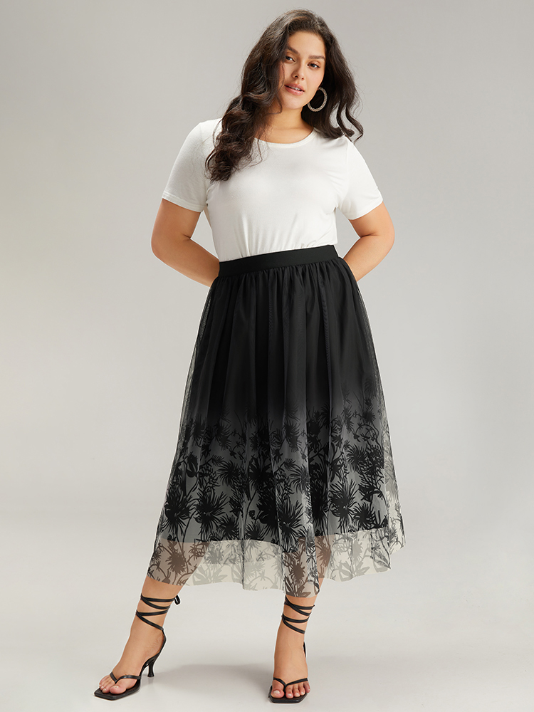 Plus Size Women Going out Lined Dating Skirts BloomChic 