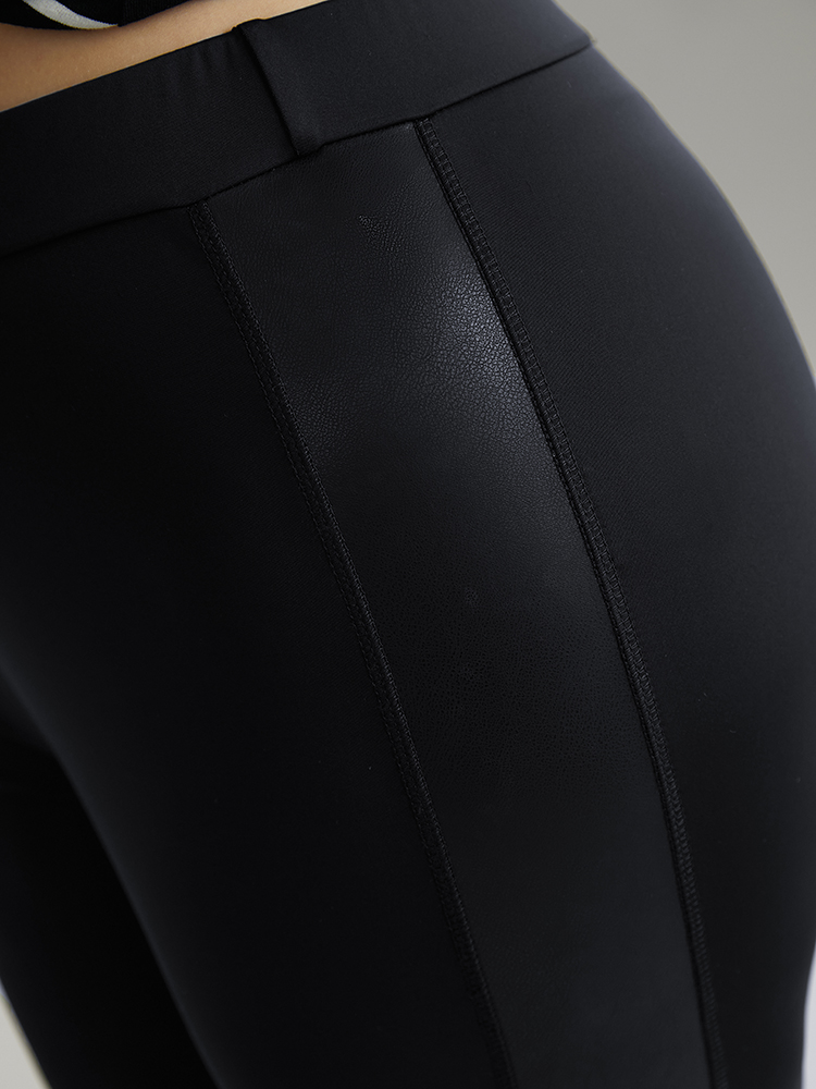 Plus Size Women Dailywear Plain Plain High stretch Skinny High Rise Casual Leggings BloomChic 