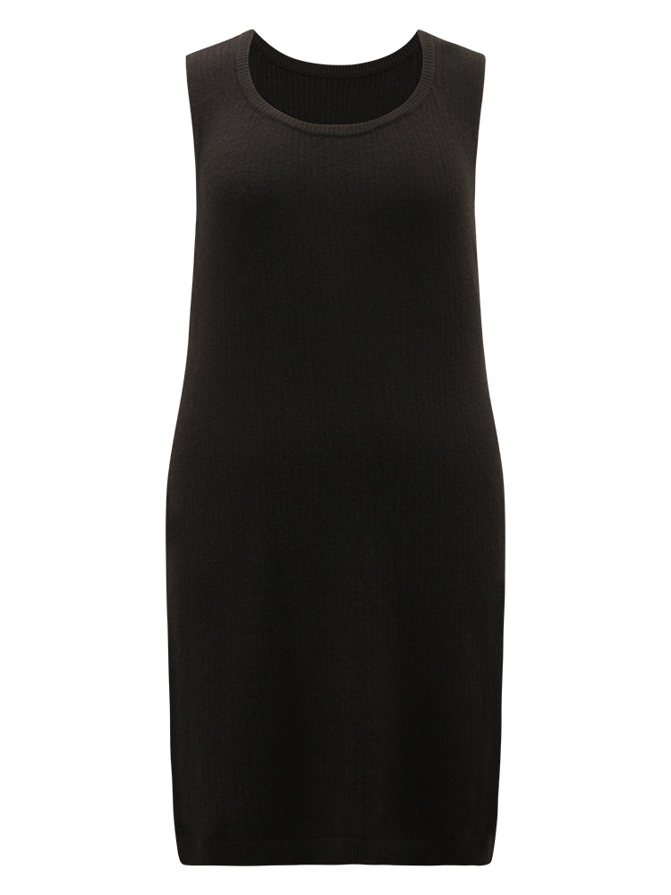 Plus Size Sweater Dresses | Supersoft Essentials Anti-Pilling Shoulderless  Sweater Dress | BloomChic 