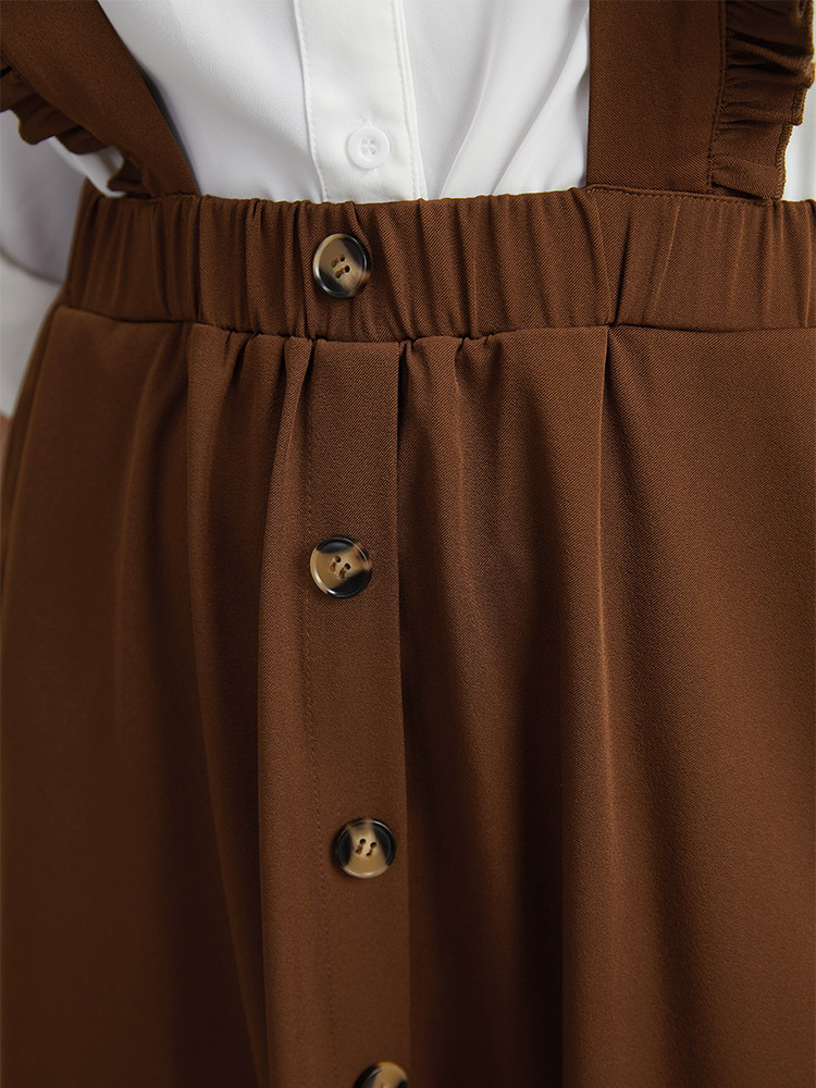Plus Size Women Work Plain Pocket At the Office Skirts BloomChic 
