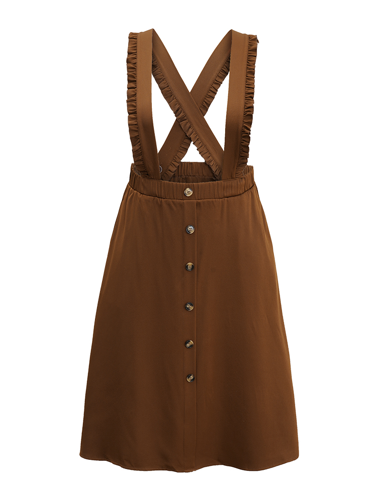 Plus Size Women Work Plain Pocket At the Office Skirts BloomChic 