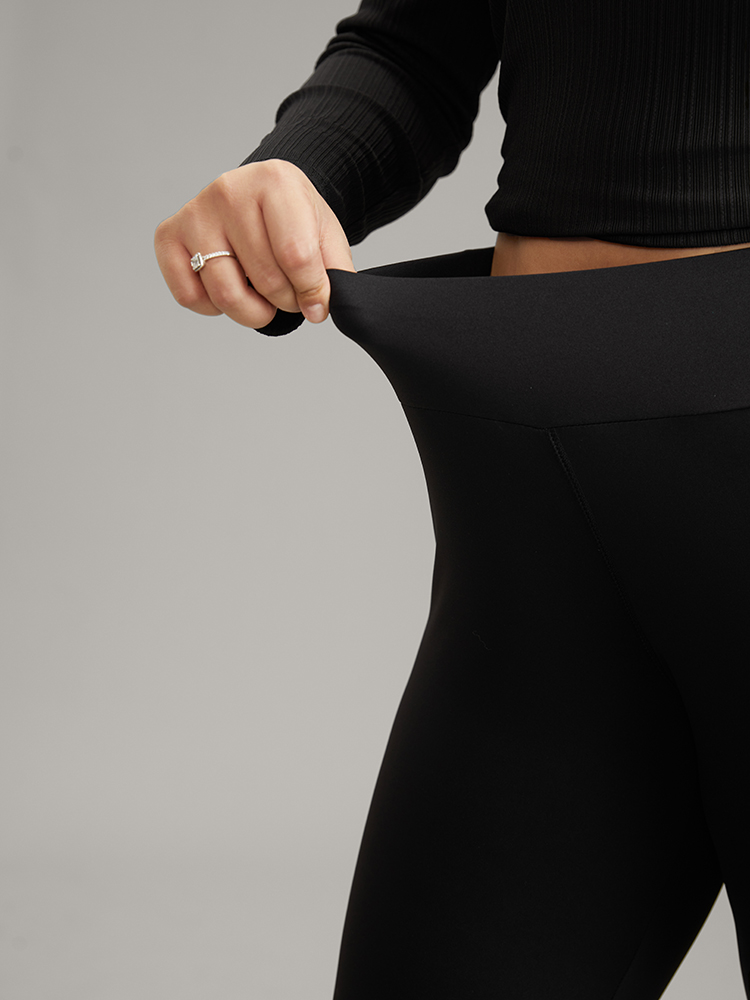 Plus Size Women Dailywear Plain Plain High stretch Skinny High Rise Casual Leggings BloomChic 