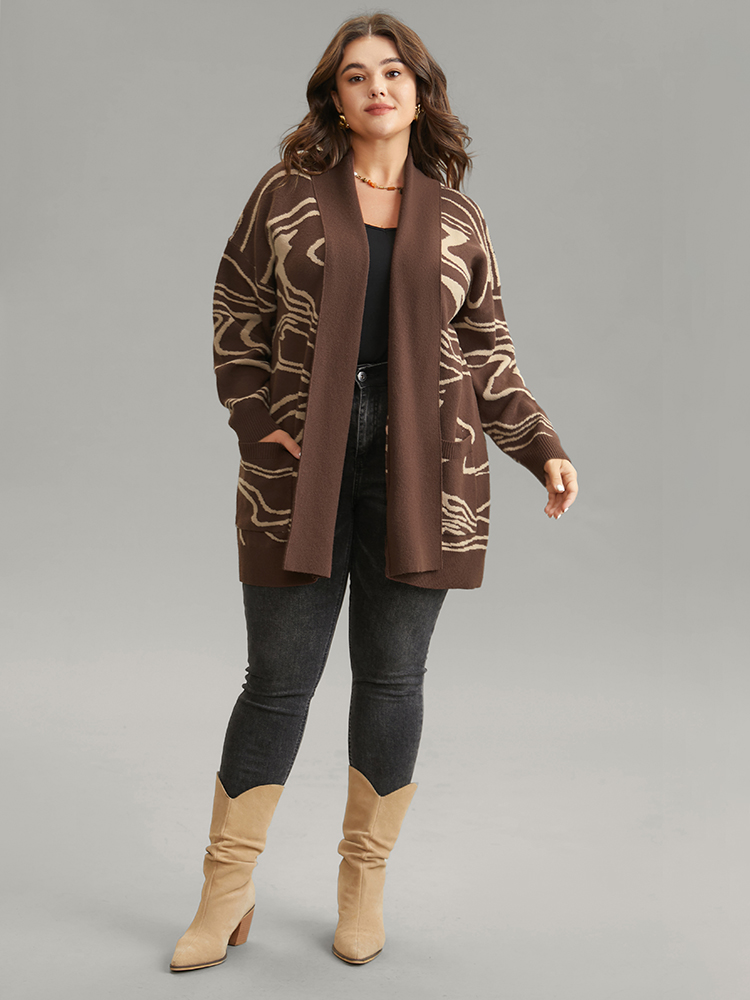 Supersoft Essentials Water Ripple Pocket Cardigan 
