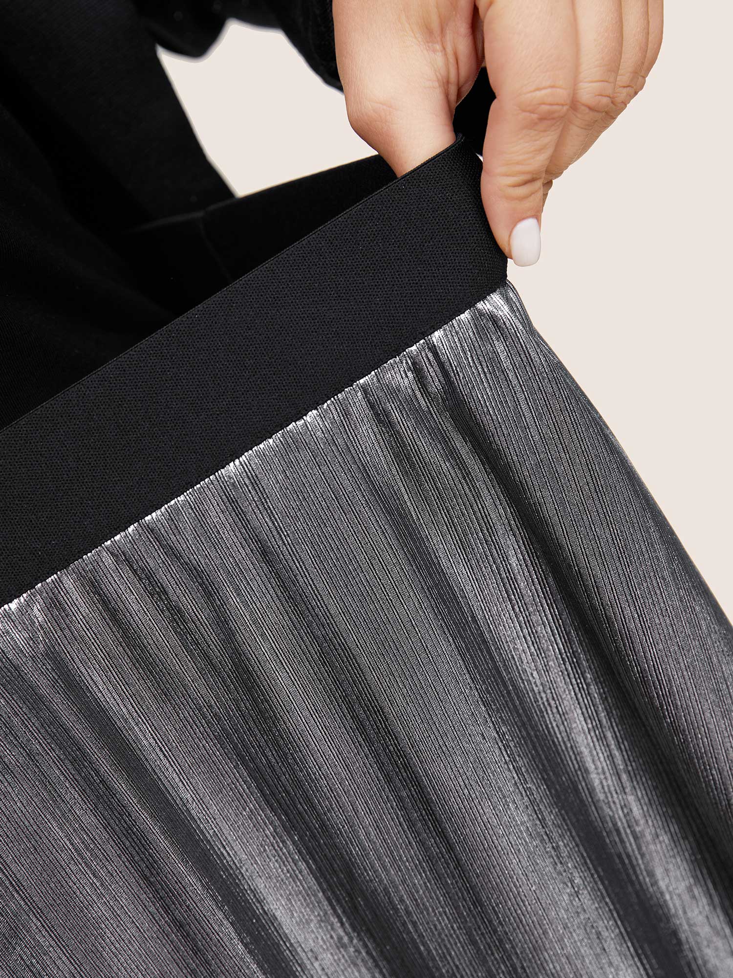 Plus Size Women Going out Texture Glamour Skirts BloomChic 
