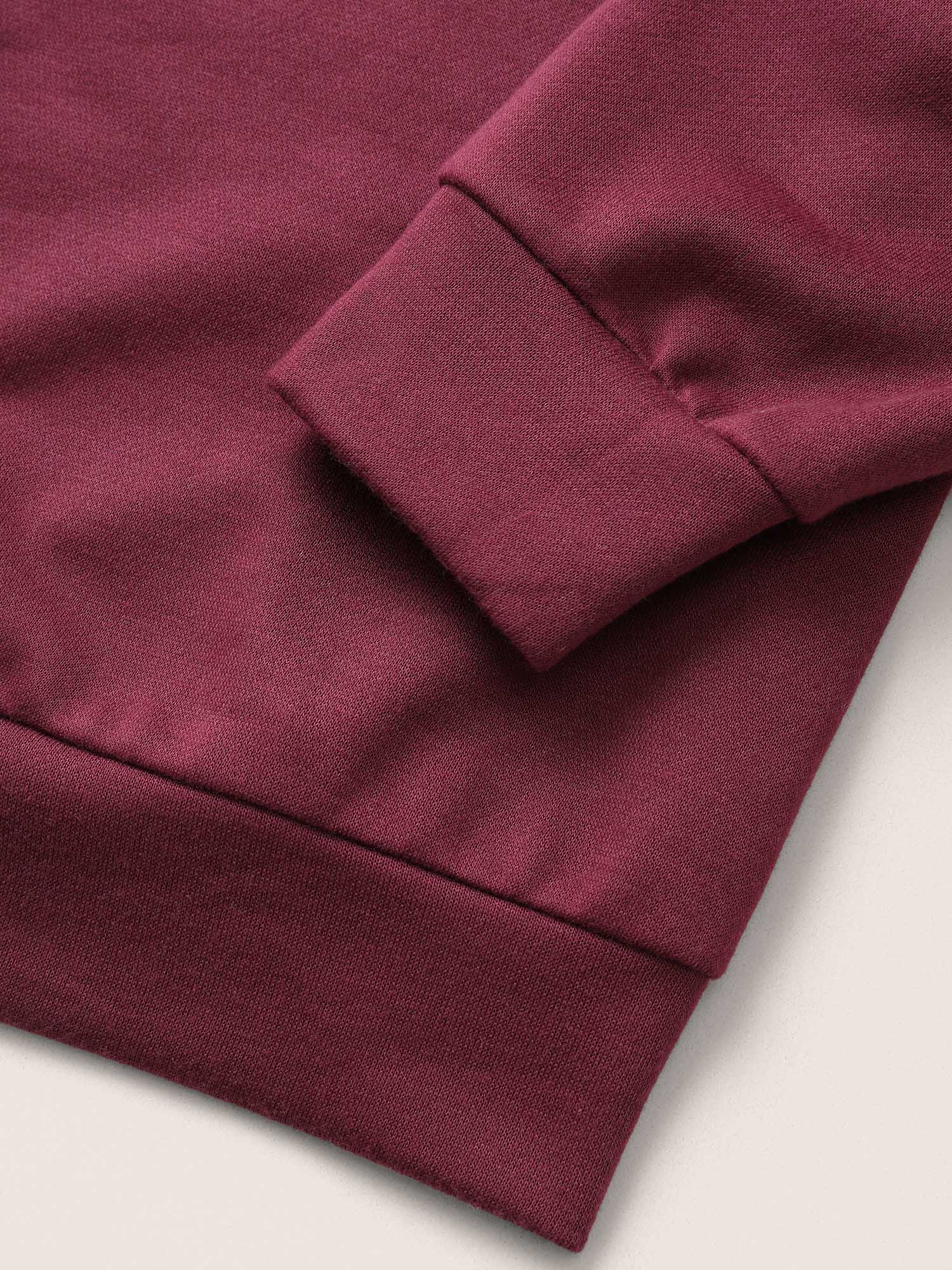 Plus Size Letter Graphic Towel Embroidered Sweatshirt Women RedViolet Casual Contrast Dailywear Sweatshirts BloomChic 14-16/1X 