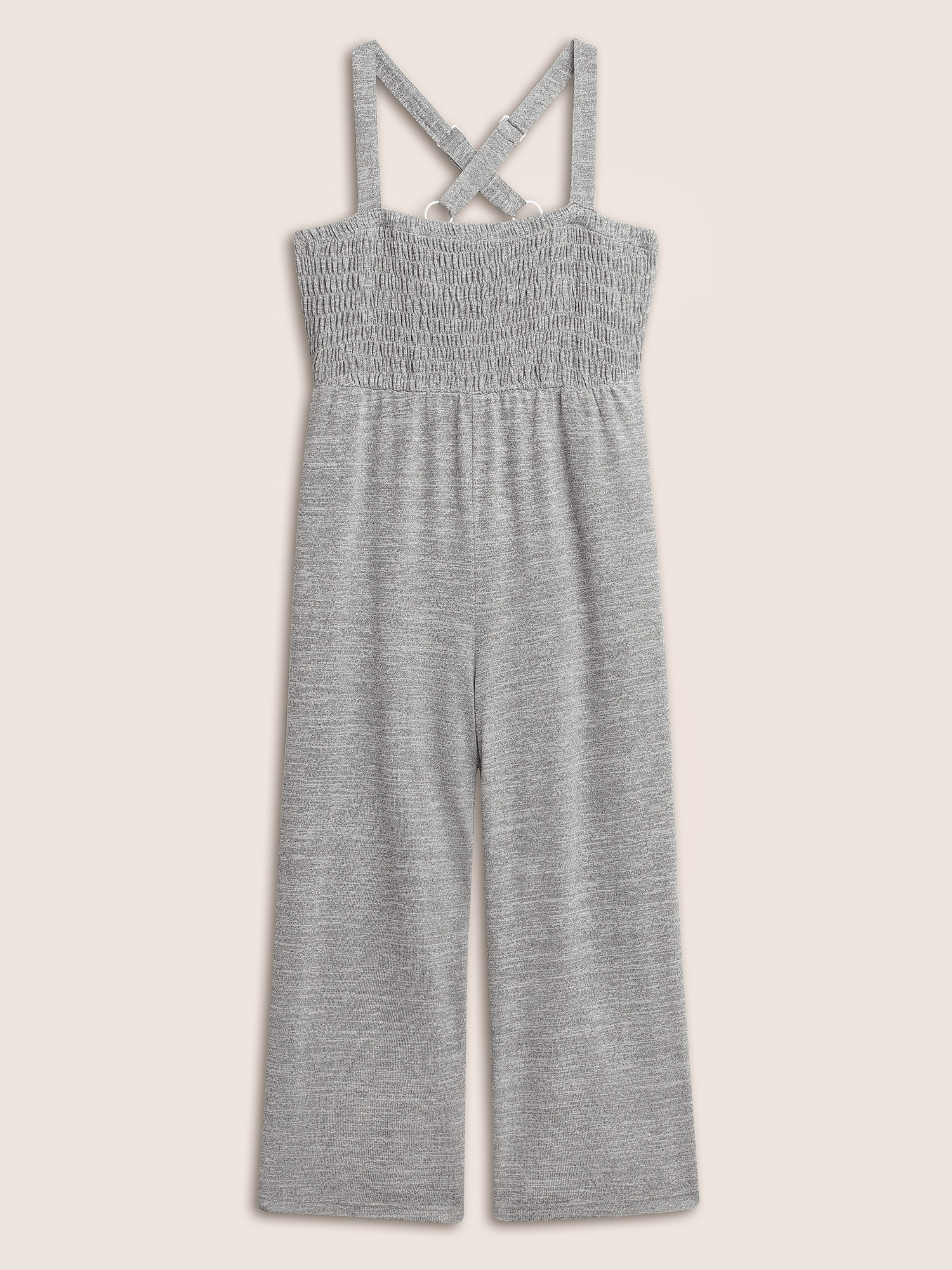 Plus Size Women Everyday Plain Adjustable Straps Regular Pocket Casual Jumpsuits BloomChic 