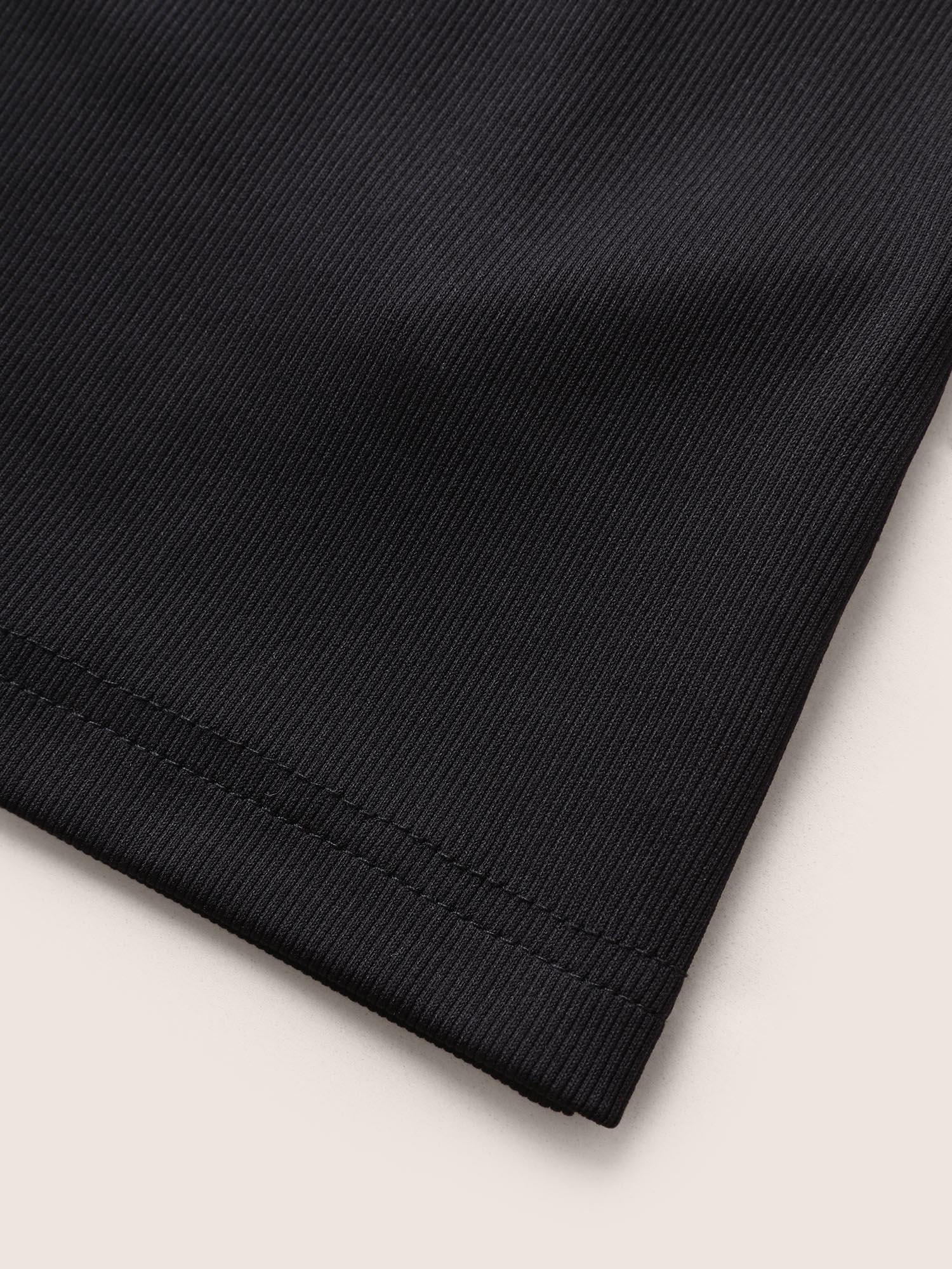 Plus Size Solid Rib Knit Heart Neckline Tank Top Women Black Casual Heart neckline Everyday Tank Tops Camis BloomChic 10/M 