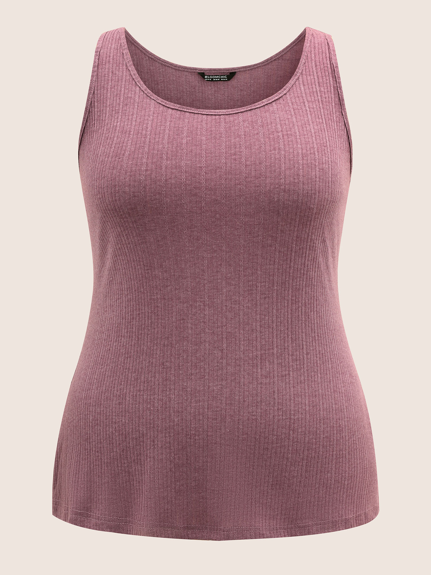 Plus Size Texture Patchwork Ruffles Drawstring Loungewear Set Women DustyPink Texture Sleeveless Non Lounge Loungewear Sets BloomChic 18-20/2X 