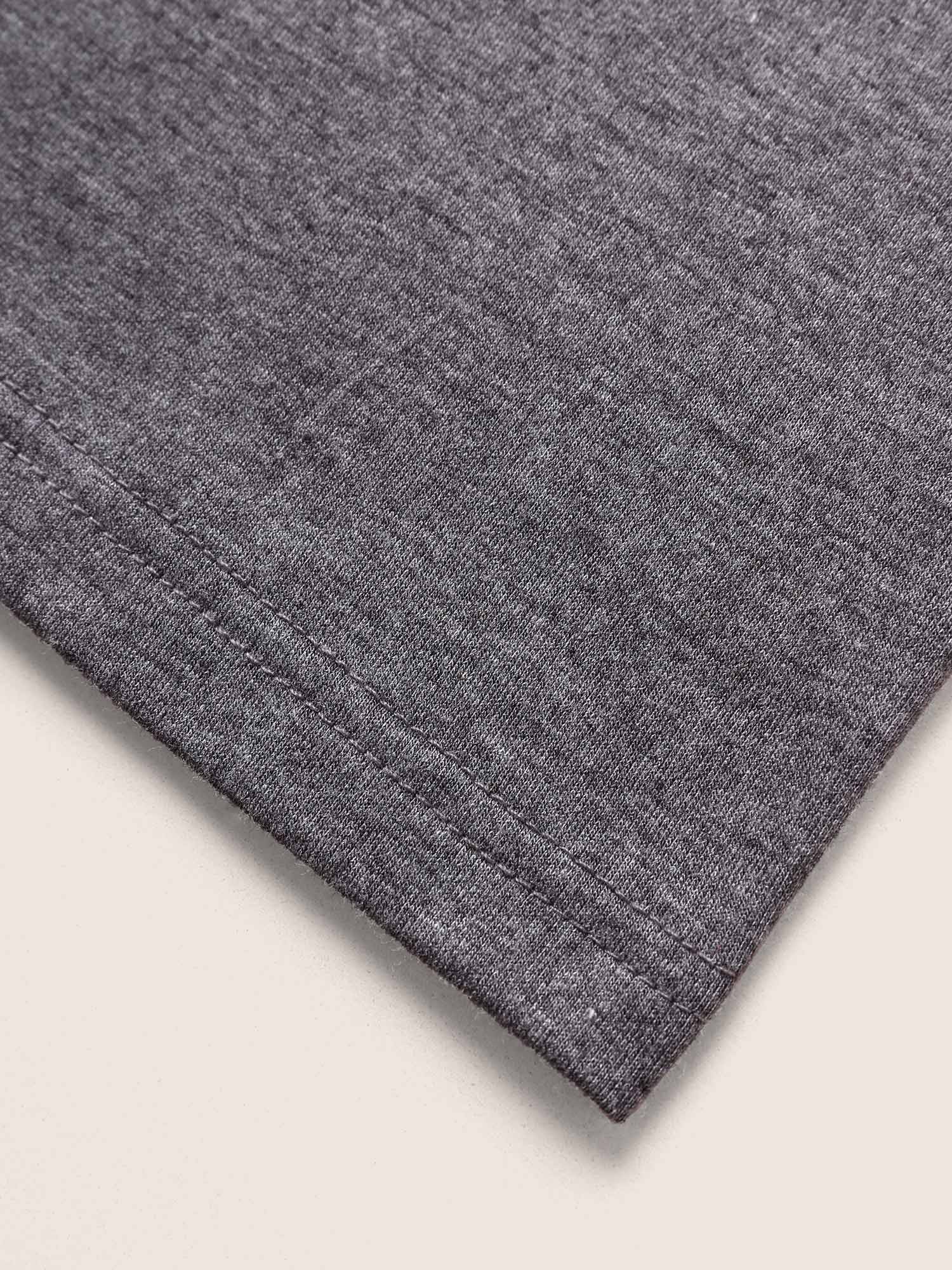 Plus Size City Print Heather Crew Neck T-shirt Gray Women Elegant Contrast Area Round Neck Everyday T-shirts BloomChic 30/6X 