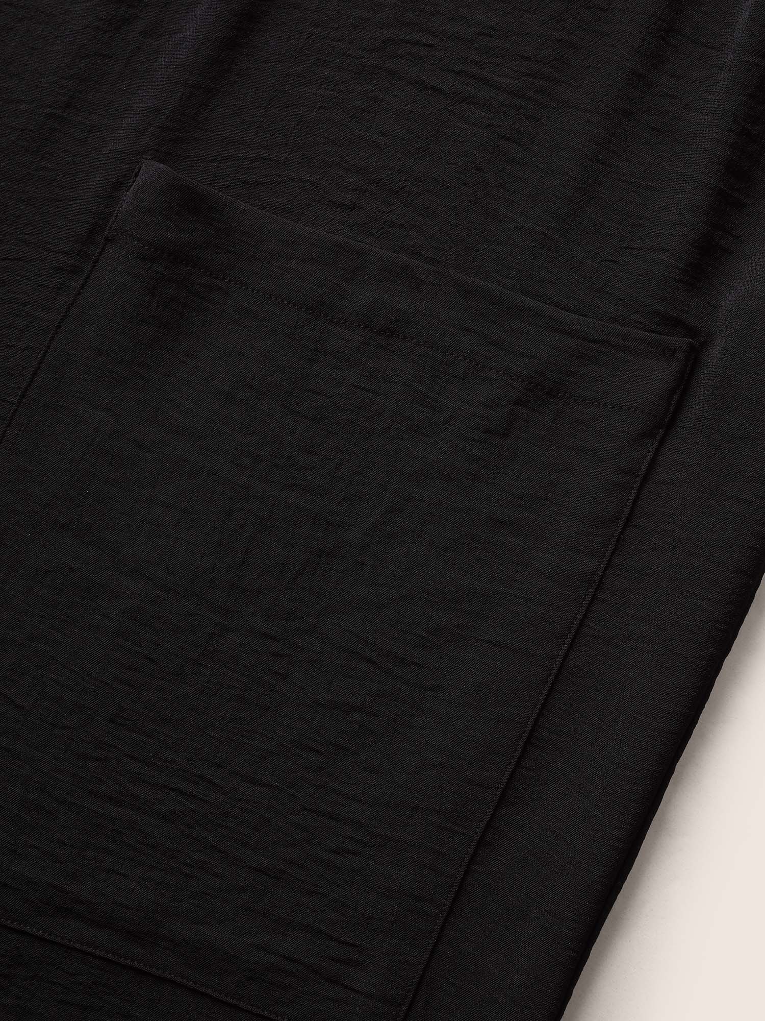 Plus Size Black Plain Pleated Wide Leg Jumpsuit Women Casual Sleeveless Square Neck Everyday Loose Jumpsuits BloomChic 28/5X 