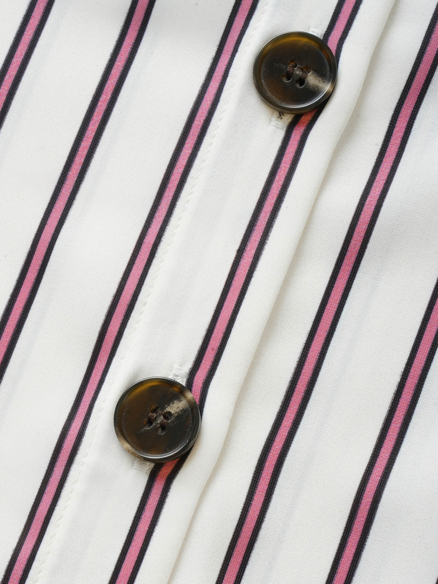 Plus Size White Striped Tiered Ruffle Cap Sleeve Blouse Women At the Office Cap Sleeve Shirt collar Work Blouses BloomChic 18-20/2X 