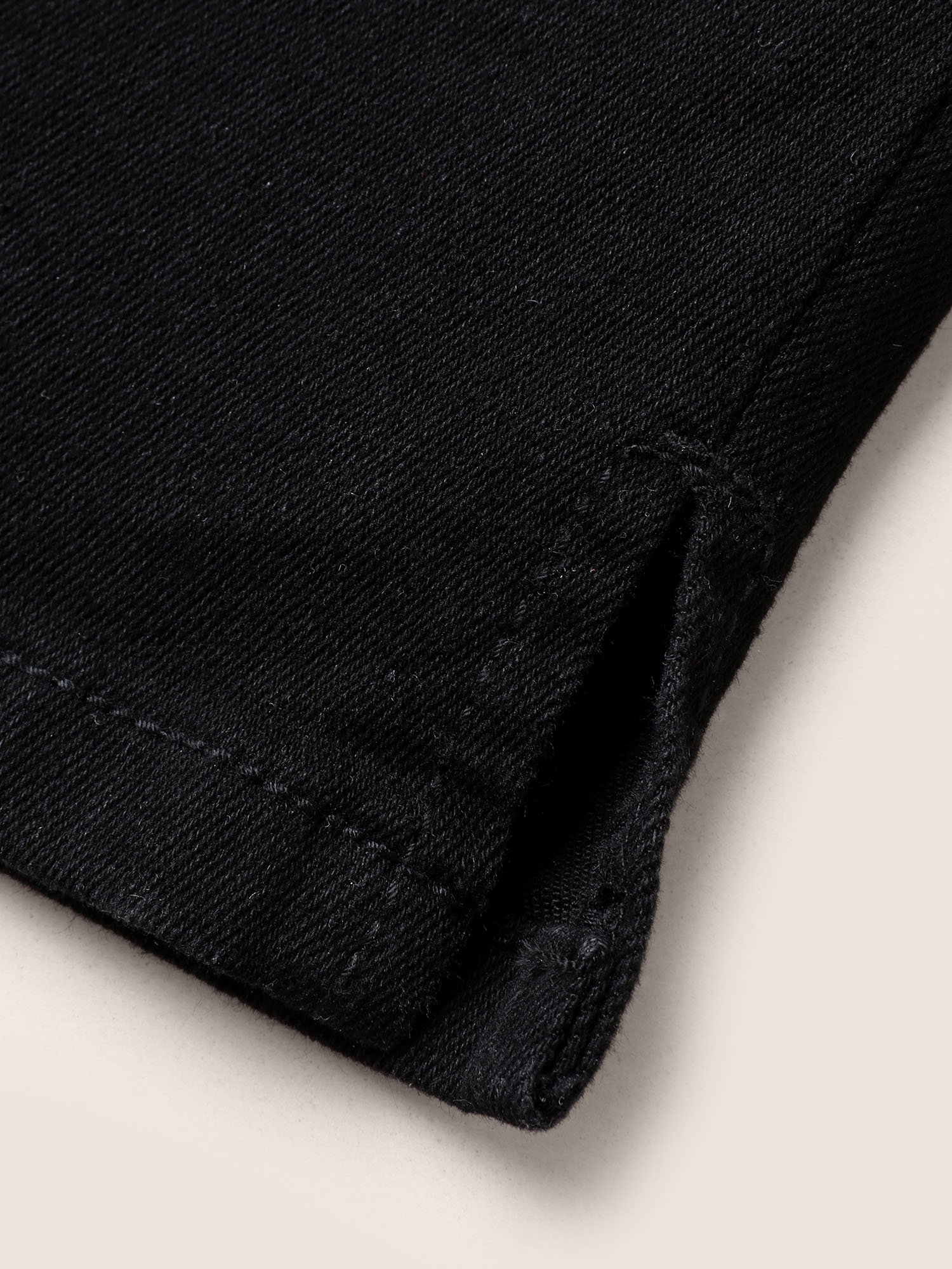 

Plus Size Black Wash Split Side Pull-on Jegging Jeans Women Black Casual Slit High stretch Slanted pocket Jeans BloomChic