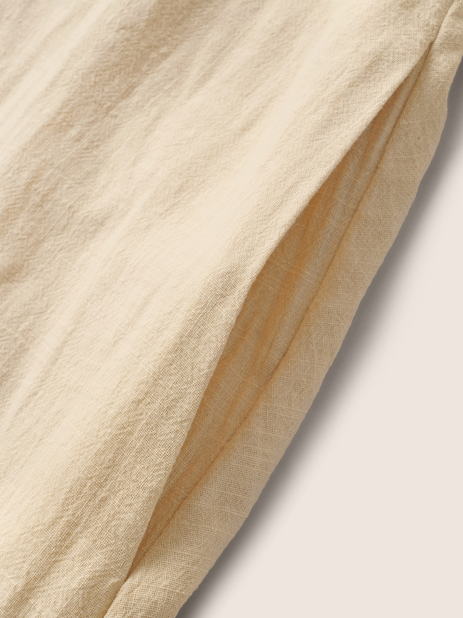 Plus Size Cotton Solid Buckle Detail Ruffle Cap Sleeve Dress Beige Women Belted Square Neck Cap Sleeve Curvy BloomChic 12/L 