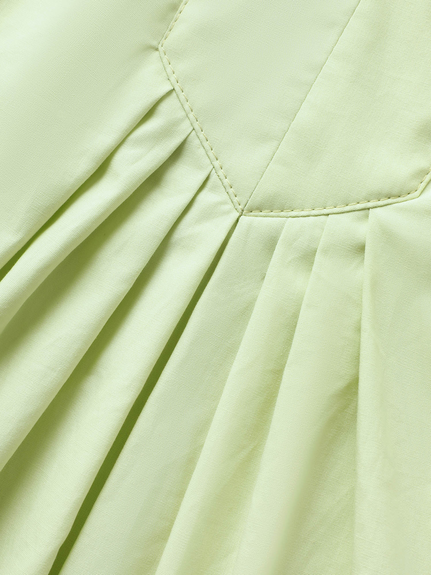 Plus Size LightGreen Ruffle Sleeve Ruffle Sleeve Pleated Blouse Women Casual Short sleeve V-neck Everyday Blouses BloomChic 26/4X 