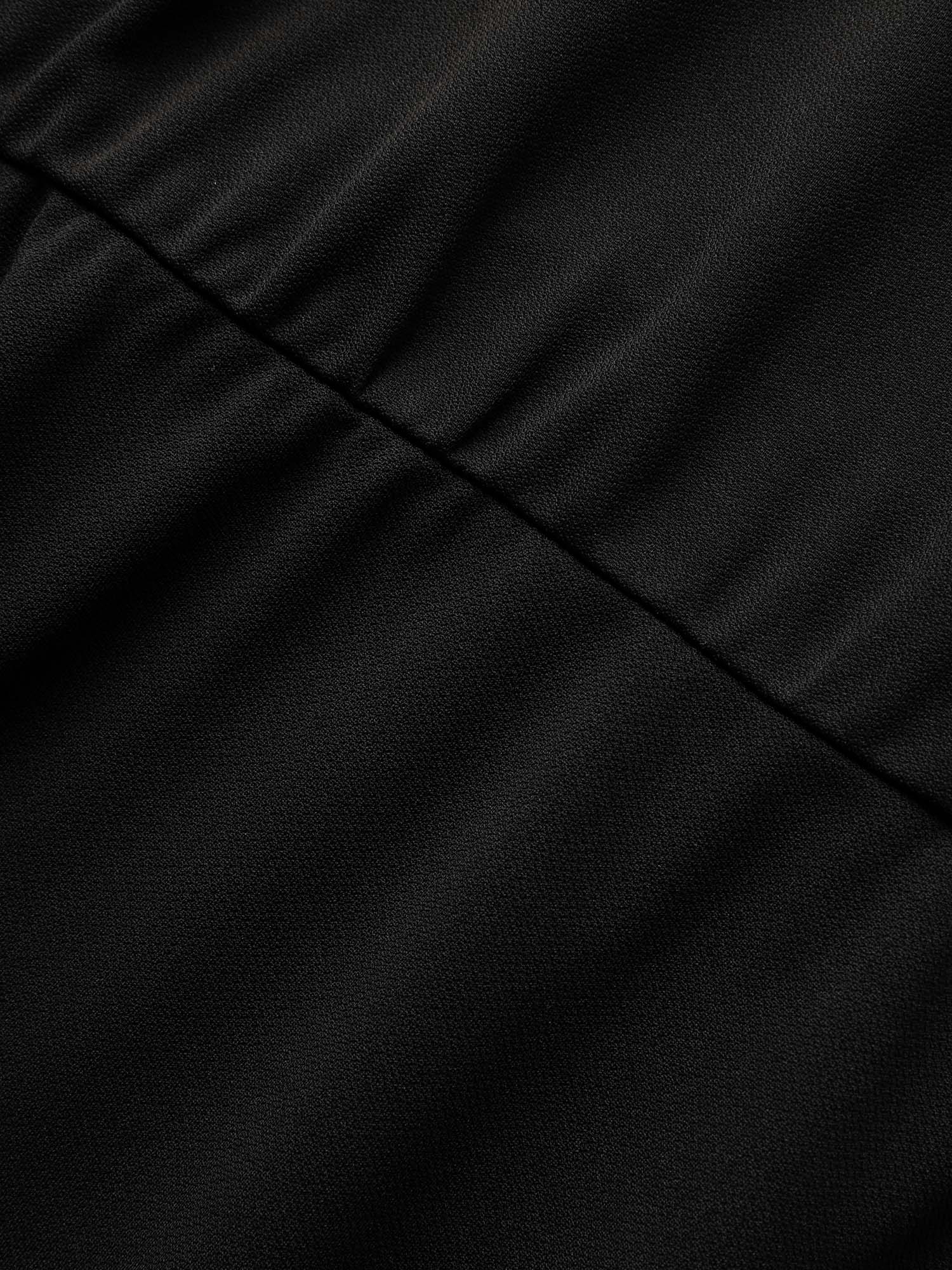 

Plus Size Plain Elastic Waist Midi Tank Dress Black Women Elegant Non Square Neck Sleeveless Curvy BloomChic