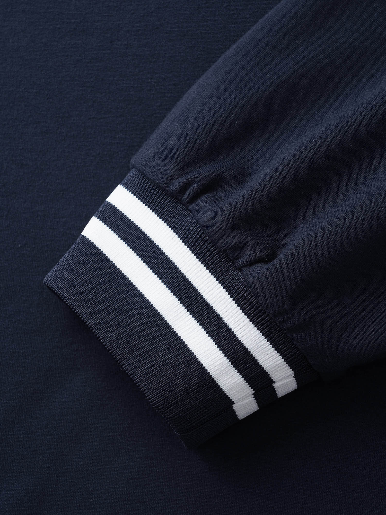 Plus Size Polo Neck Contrast Trim Drop Shoulder Sweatshirt Women Midnight Casual Contrast Polo Everyday Sweatshirts BloomChic 18-20/2X 