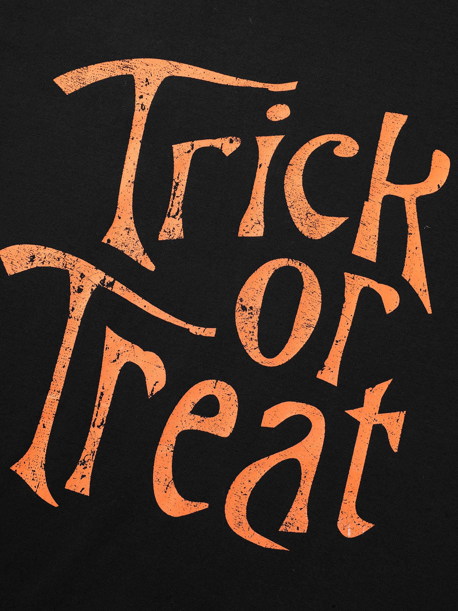Plus Size Trick Or Treat Slogan Printed Sweatshirt Women Black Casual Non Round Neck Everyday Sweatshirts BloomChic 26/4X 