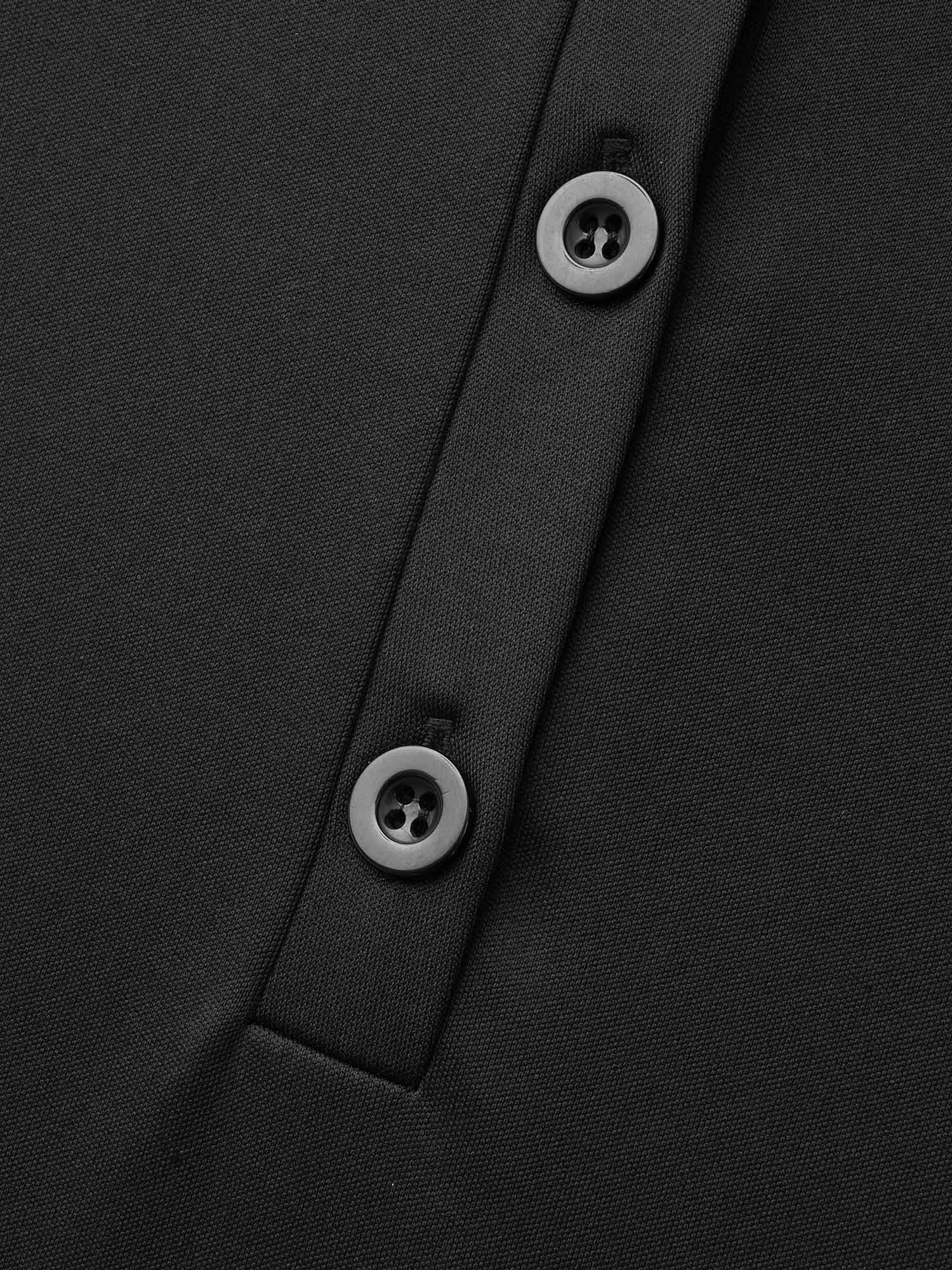 Plus Size Shirt Collar Button Up Midi Dress Black Women Elegant Button Shirt collar Long Sleeve Curvy BloomChic 28/5X 
