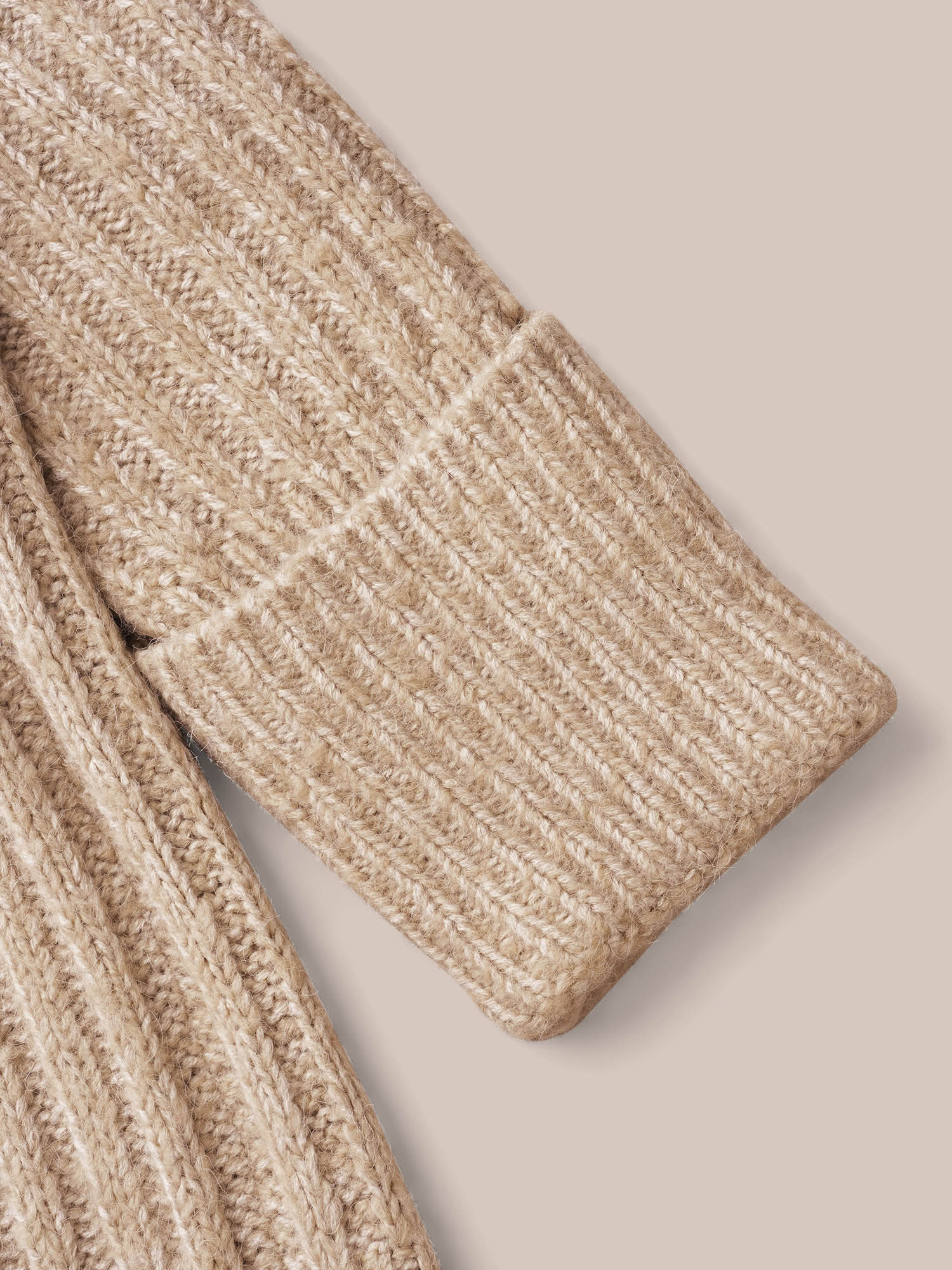 Plus Size Airy Cozy Solid Raglan Sleeve Wool Cardigan LightBrown Women Casual Loose Long Sleeve Everyday Cardigans BloomChic 22-24/3X 