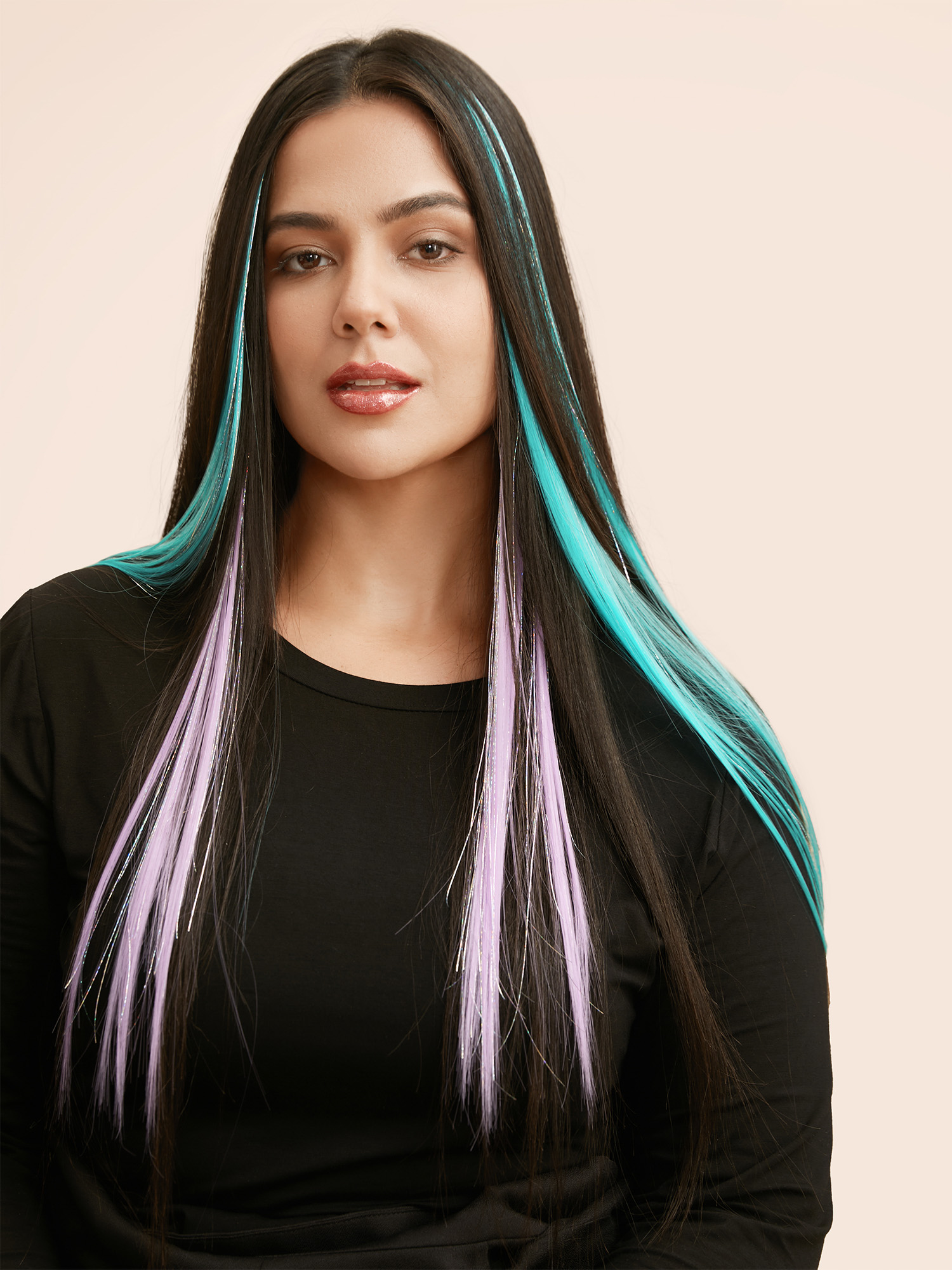 Snap-On Gradient Hair Extensions