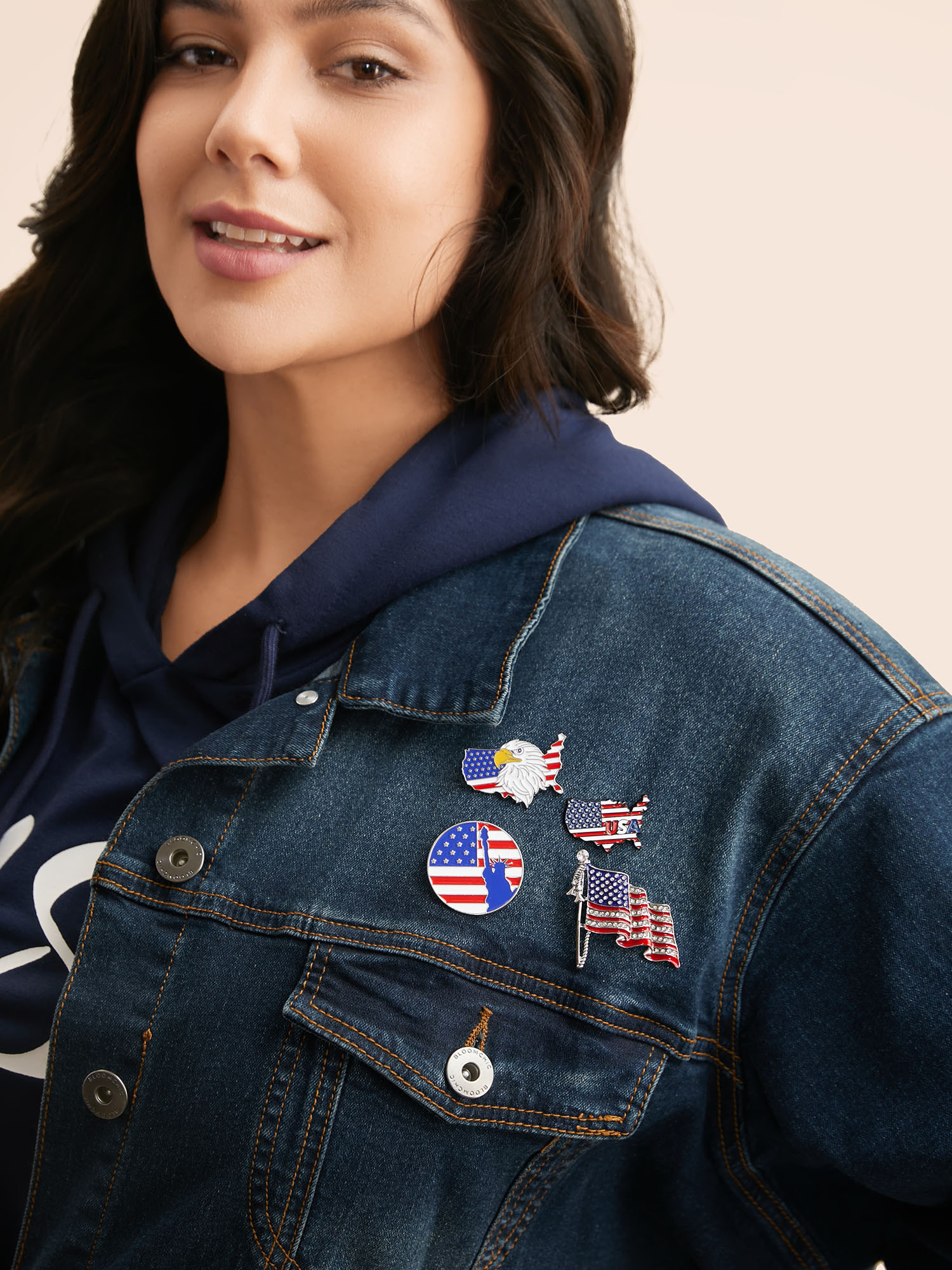 Plus Size Women Everyday One Size Casual Brooches BloomChic