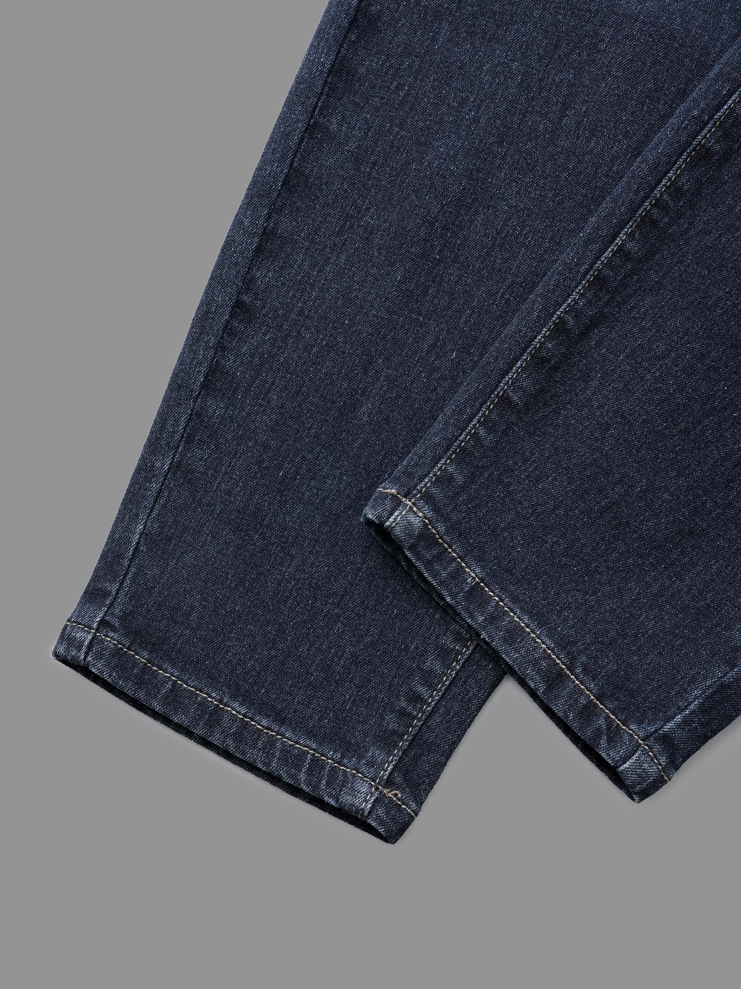 Plus Size Dark Wash Button Up Skinny Jeans Women Darkindigo Casual Button Medium stretch Slanted pocket Jeans BloomChic 12/L 