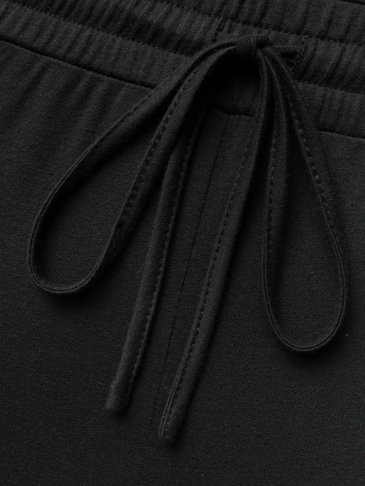 Plus Size Black Textured Sheer Hollow Sleeves Jumpsuit Women Casual Long Sleeve Asymmetrical Neck Everyday Loose Jumpsuits BloomChic 10/M 