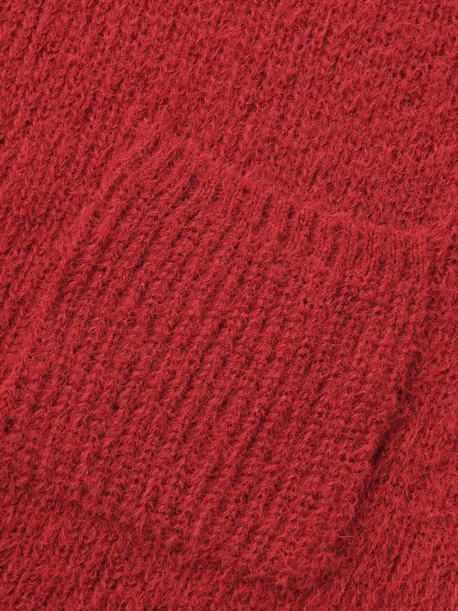 Plus Size Mink-Hair Feel Pockets Open Front Cardigan Scarlet Women Casual Loose Long Sleeve Everyday Cardigans BloomChic 14-16/1X 