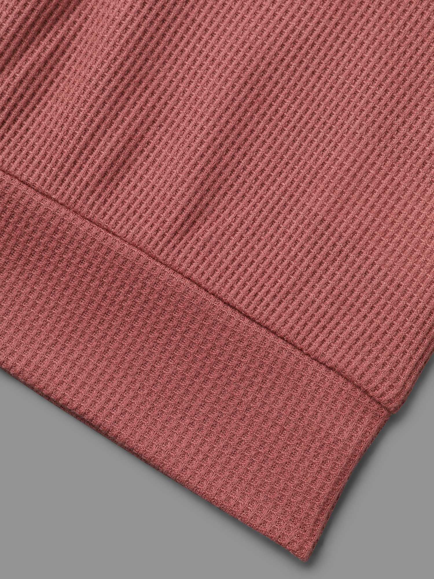 Plus Size Neck Cut-Out Textured Stretchy Vest Women DustyPink Casual Texture Round Neck Everyday Tank Tops Camis BloomChic 30/6X 