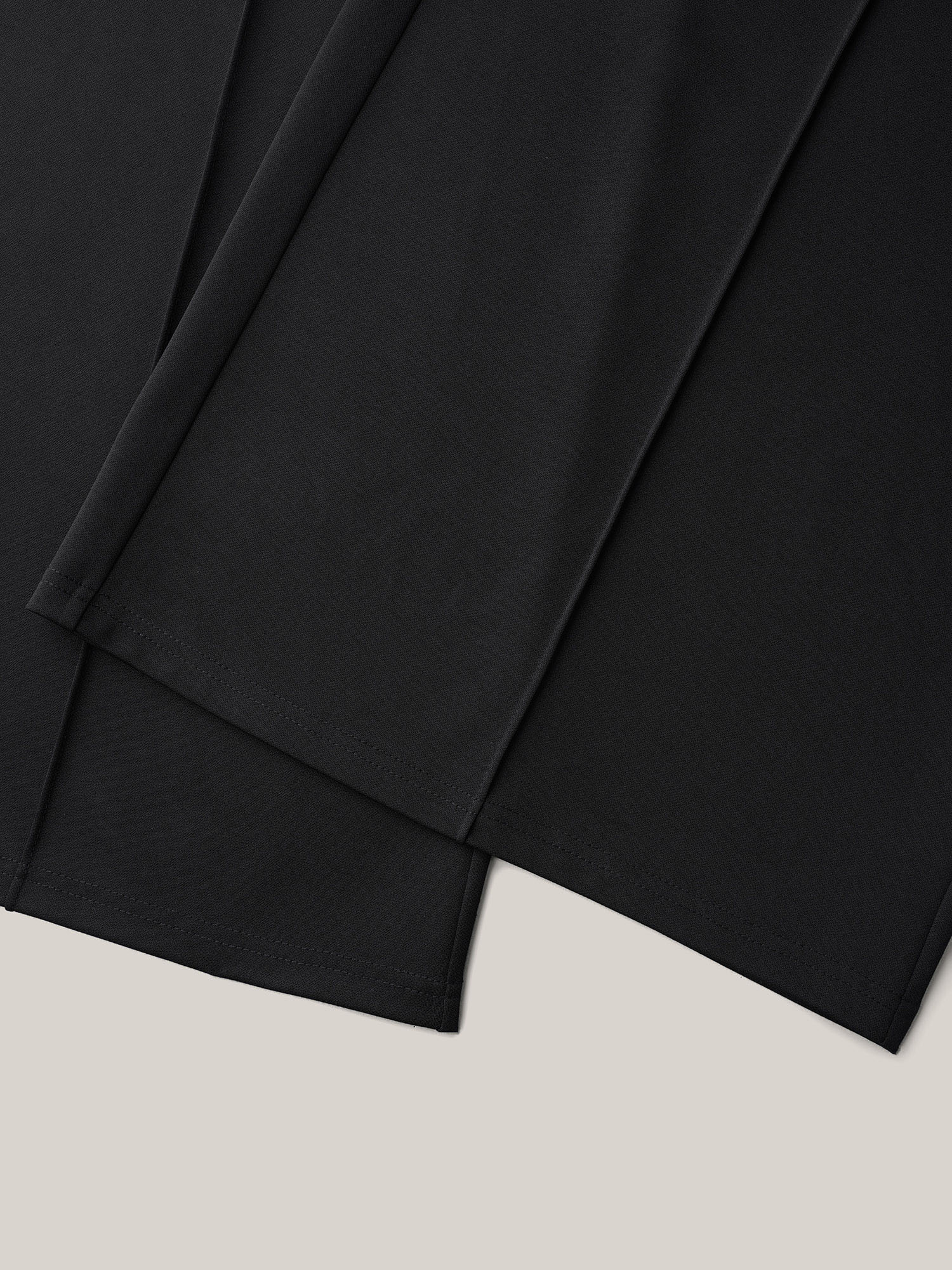 Plus Size No-Gap Waist Seamed Side Button Pants Women Black Workwear Essentials Wide Leg Mid Rise Work Pants BloomChic 14-16/1X 