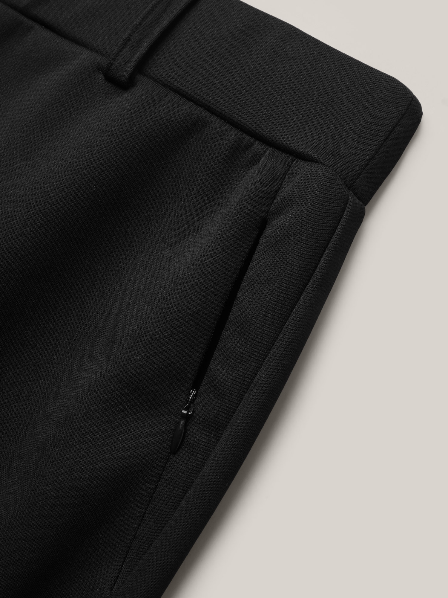 Plus Size Stretchy Waist Zipper Pocket Flared Pants Women Black At the Office Bootcut Mid Rise Work Pants BloomChic 26/4X 